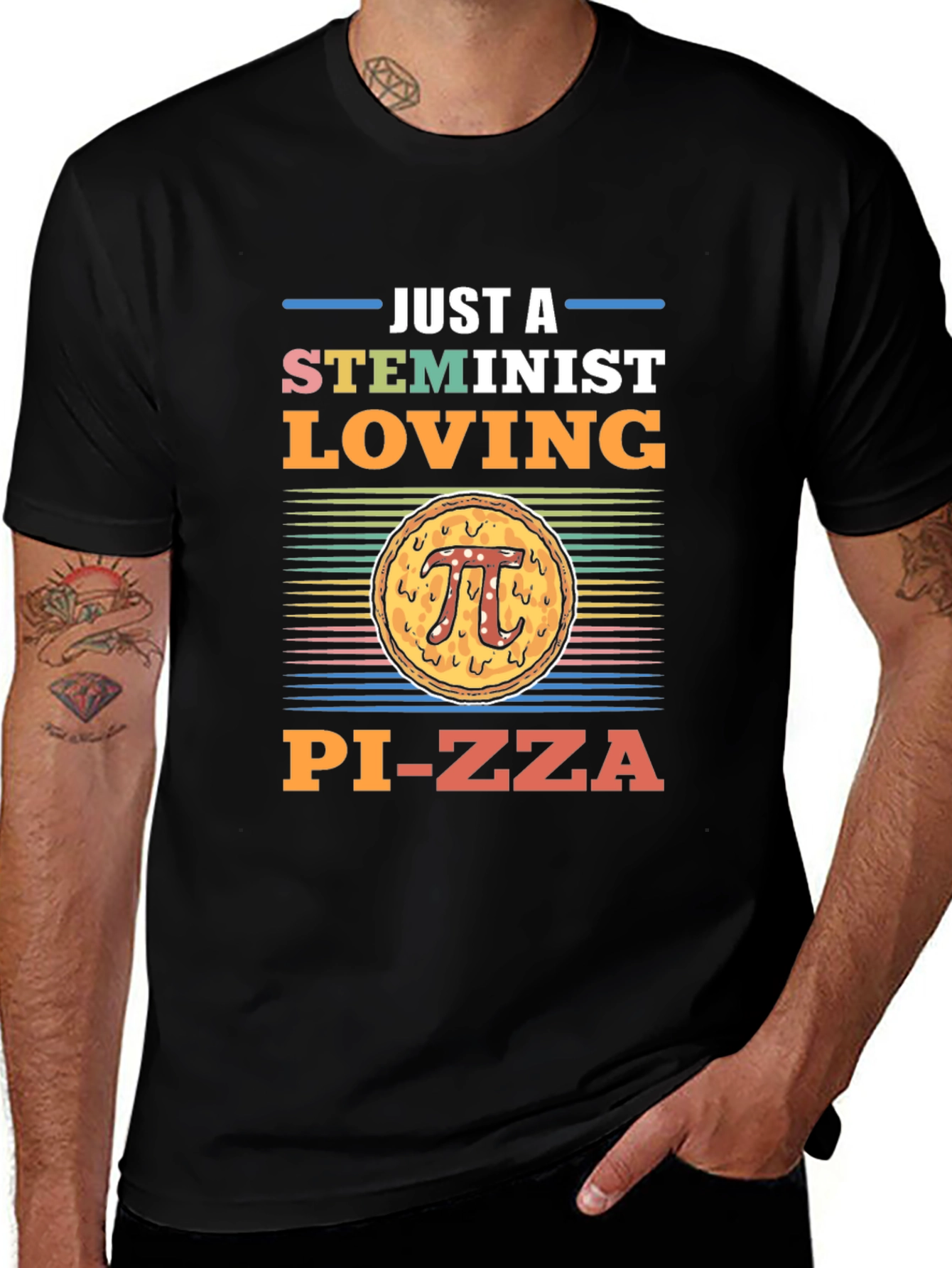 STEMinist Pi-zza T-Shirt - Math Lover Gift