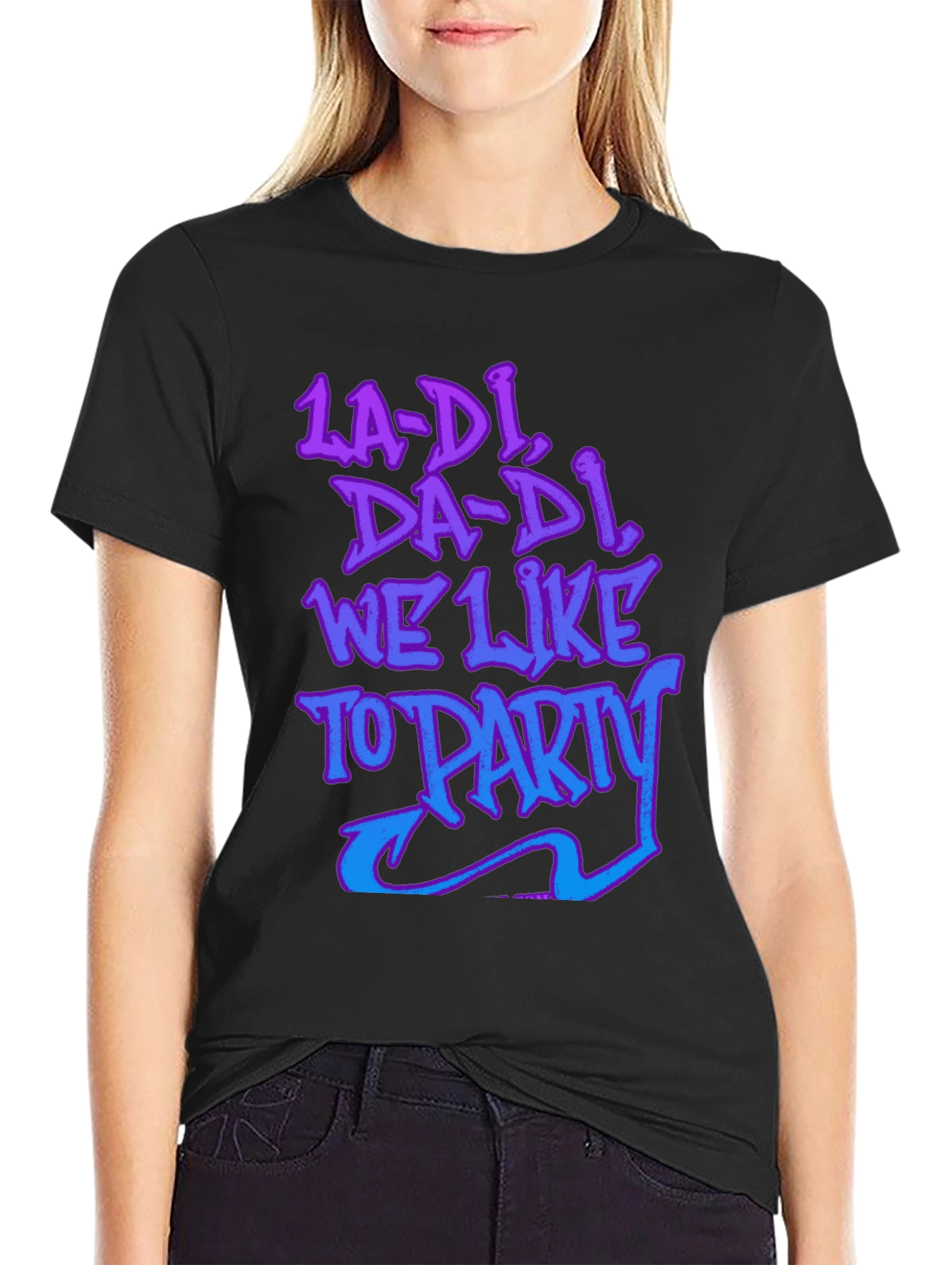 La-Di Da-Di We Like to Party Graphic Tee