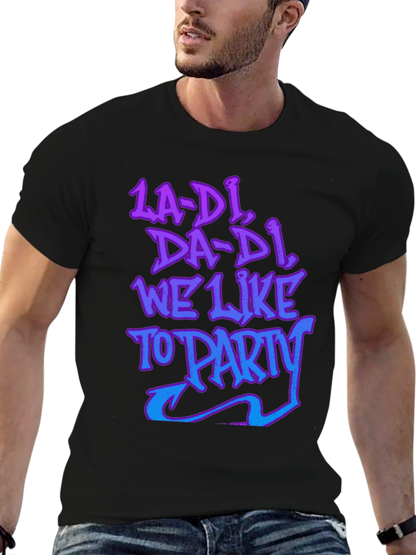 La-Di Da-Di We Like to Party Graphic Tee