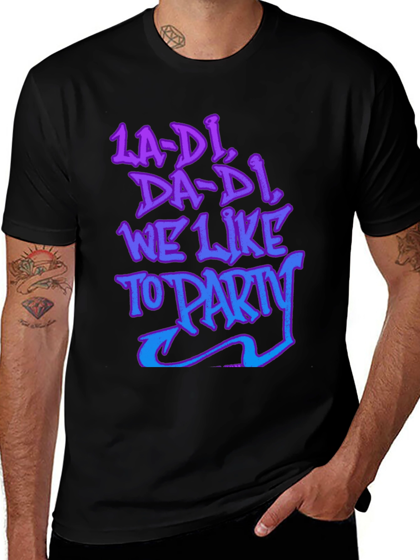 La-Di Da-Di We Like to Party Graphic Tee