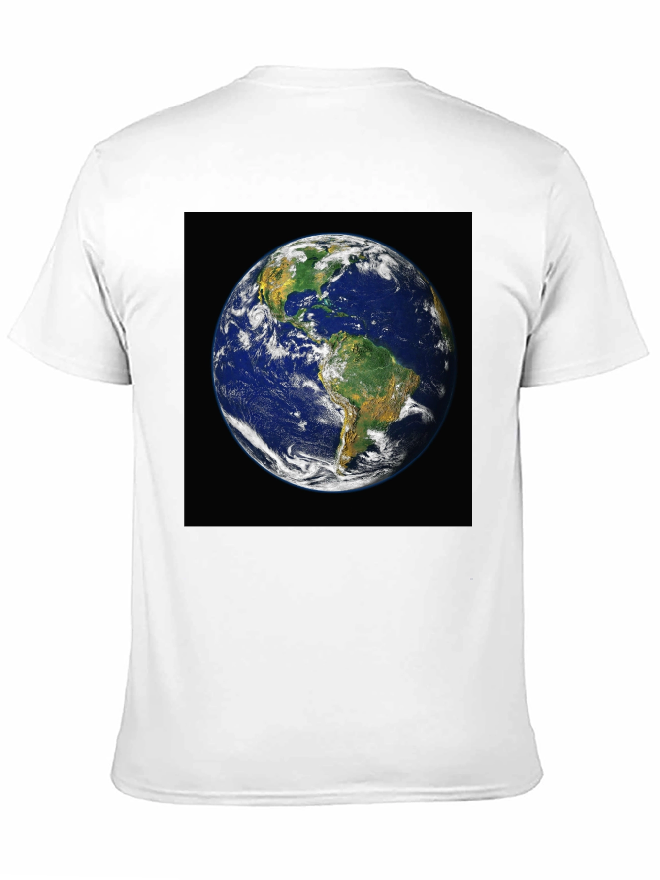 Earth Graphic Print Black T-Shirt