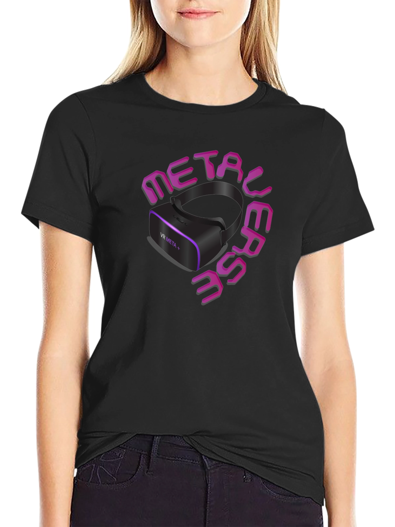 Metaverse VR Headset Graphic T-Shirt