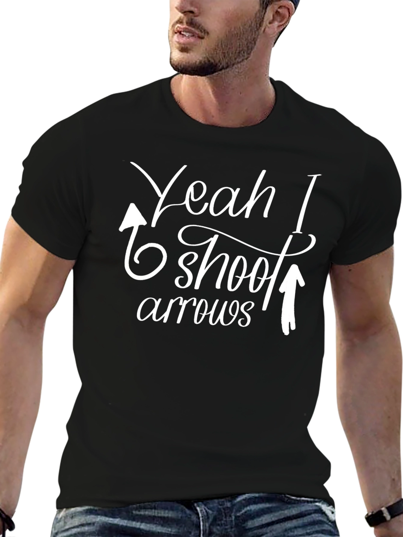Yeah I Shoot Arrows T-Shirt Archery Tee