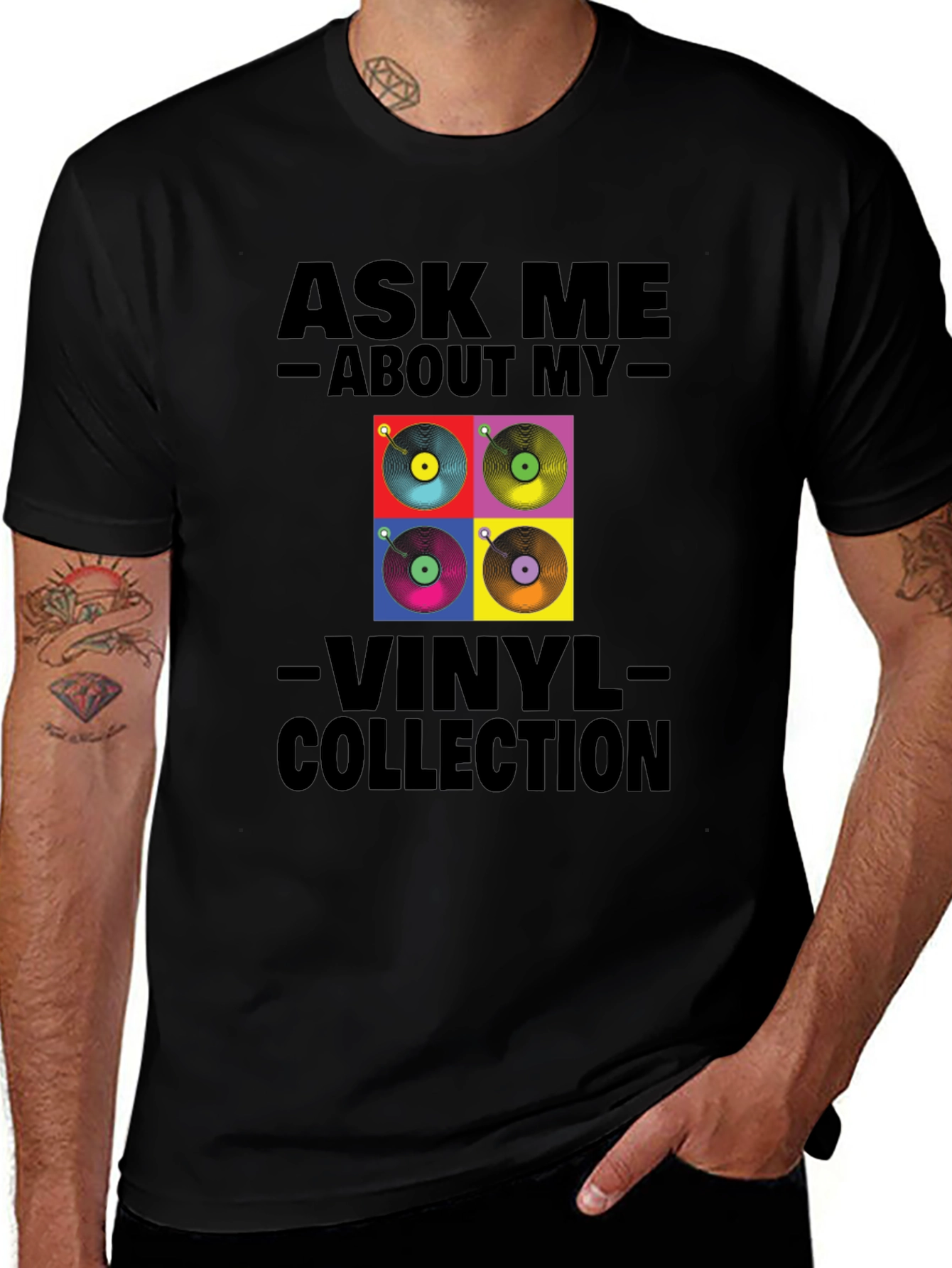 Ask Me About My Vinyl Collection T-Shirt