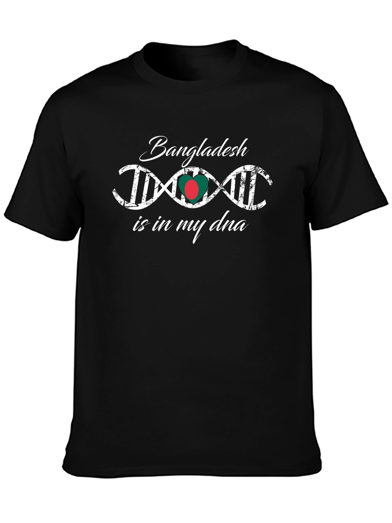 Bangladesh DNA Flag Pride Graphic Tee