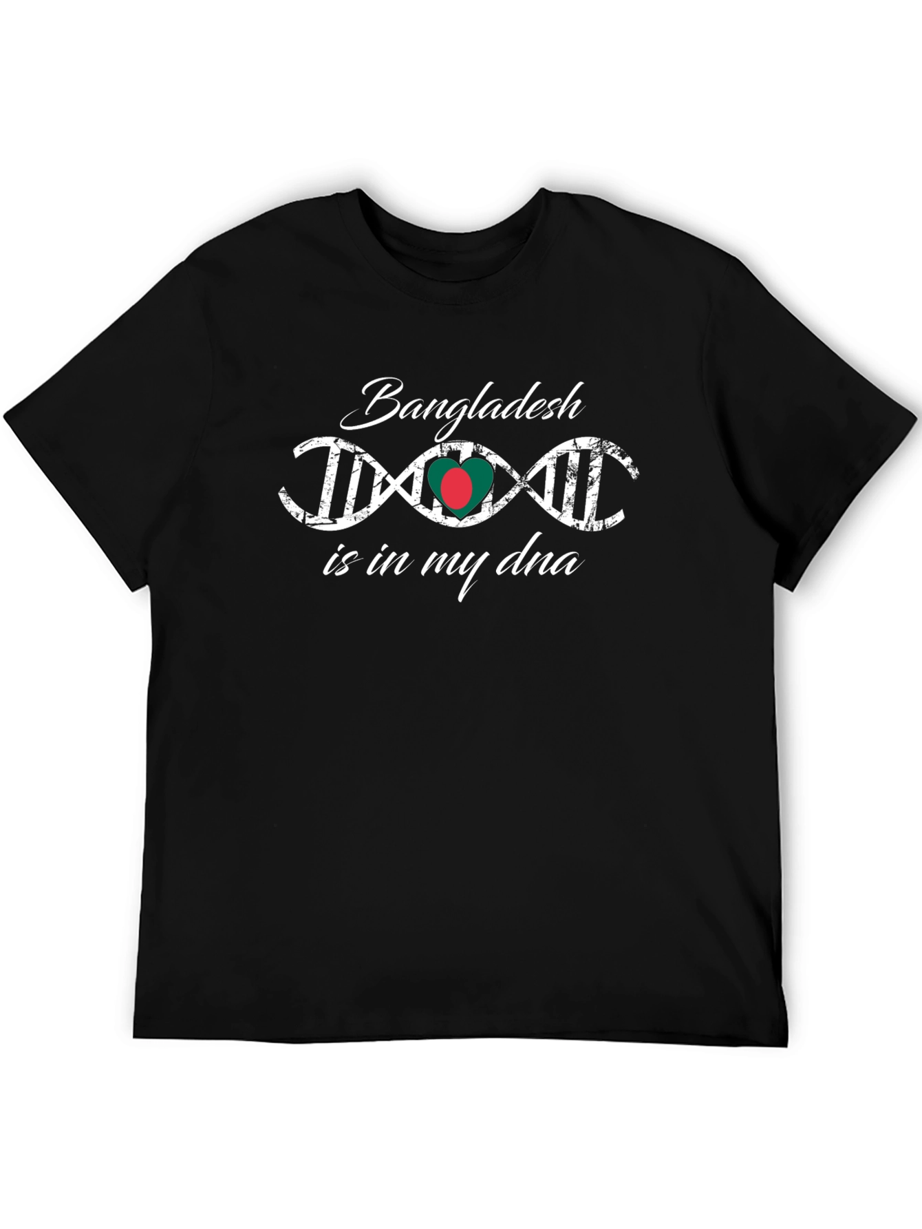 Bangladesh DNA Flag Pride Graphic Tee
