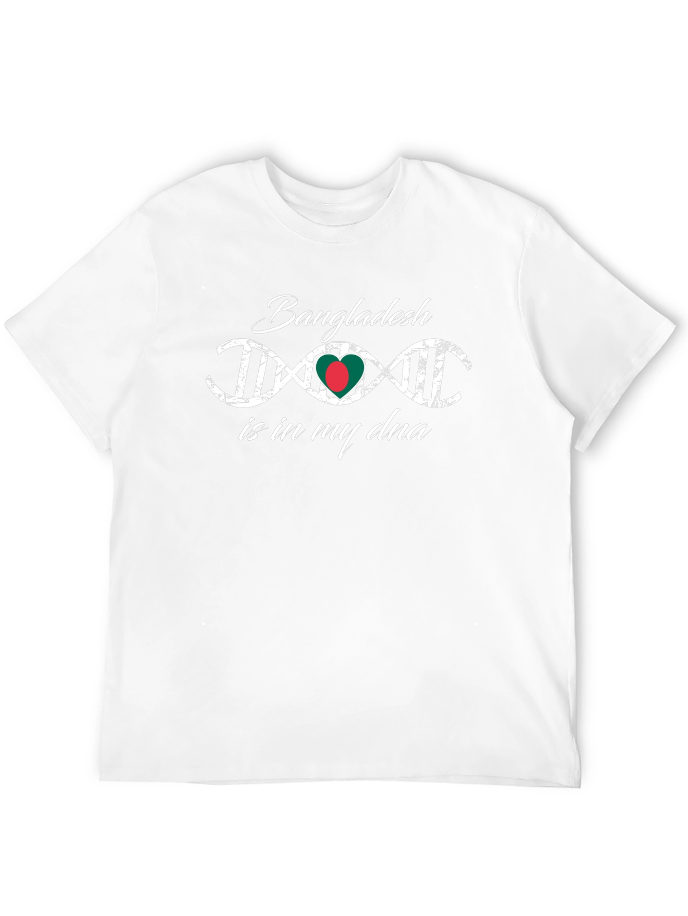 Bangladesh DNA Flag Pride Graphic Tee