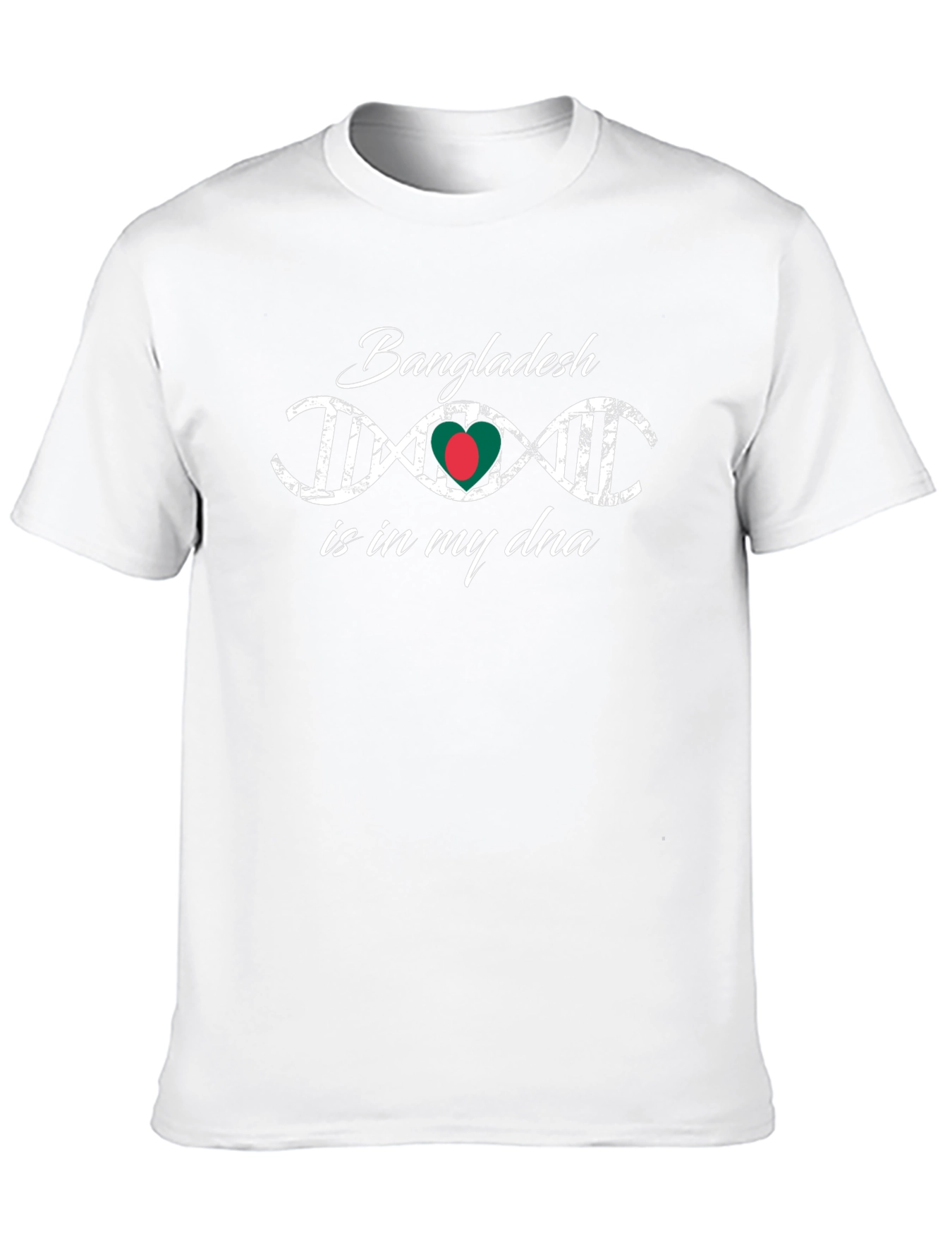 Bangladesh DNA Flag Pride Graphic Tee