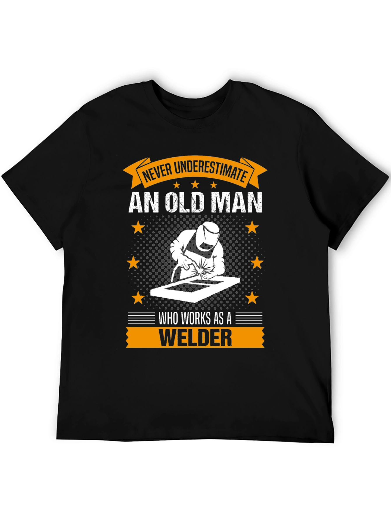 Old Man Welder T-Shirt - Gift for Grandpa