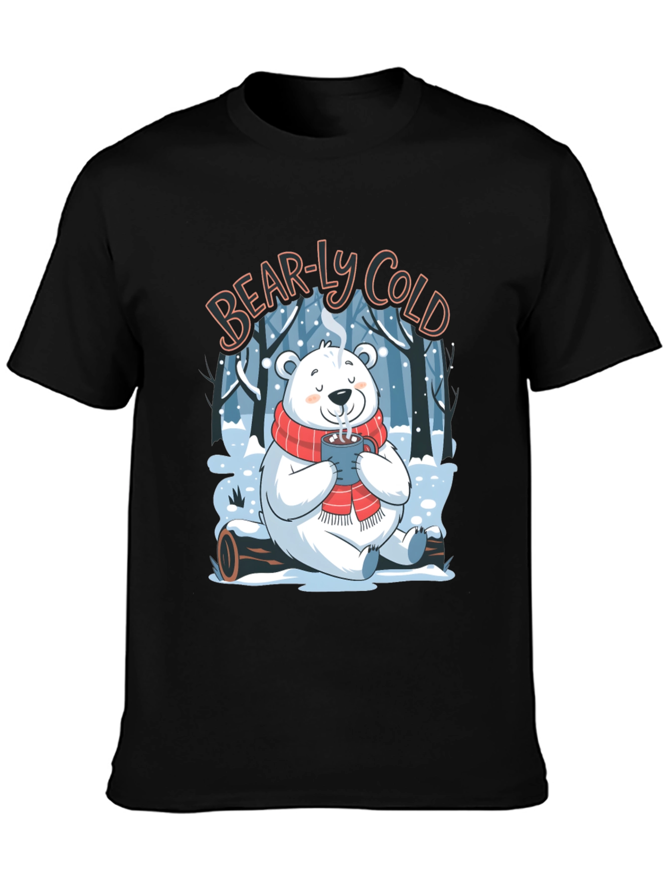 Bear-ly Cold Polar Bear Winter T-Shirt