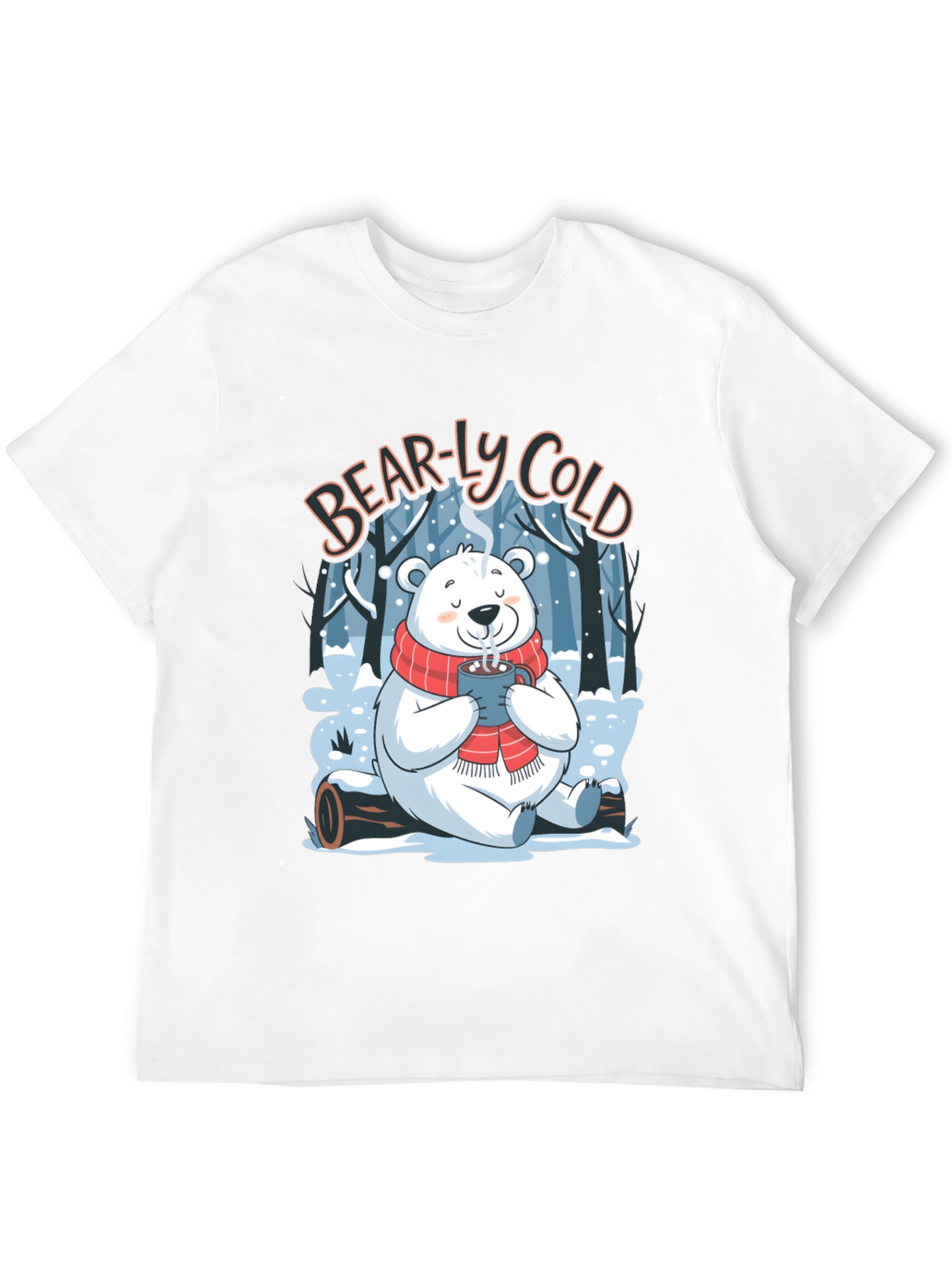 Bear-ly Cold Polar Bear Winter T-Shirt