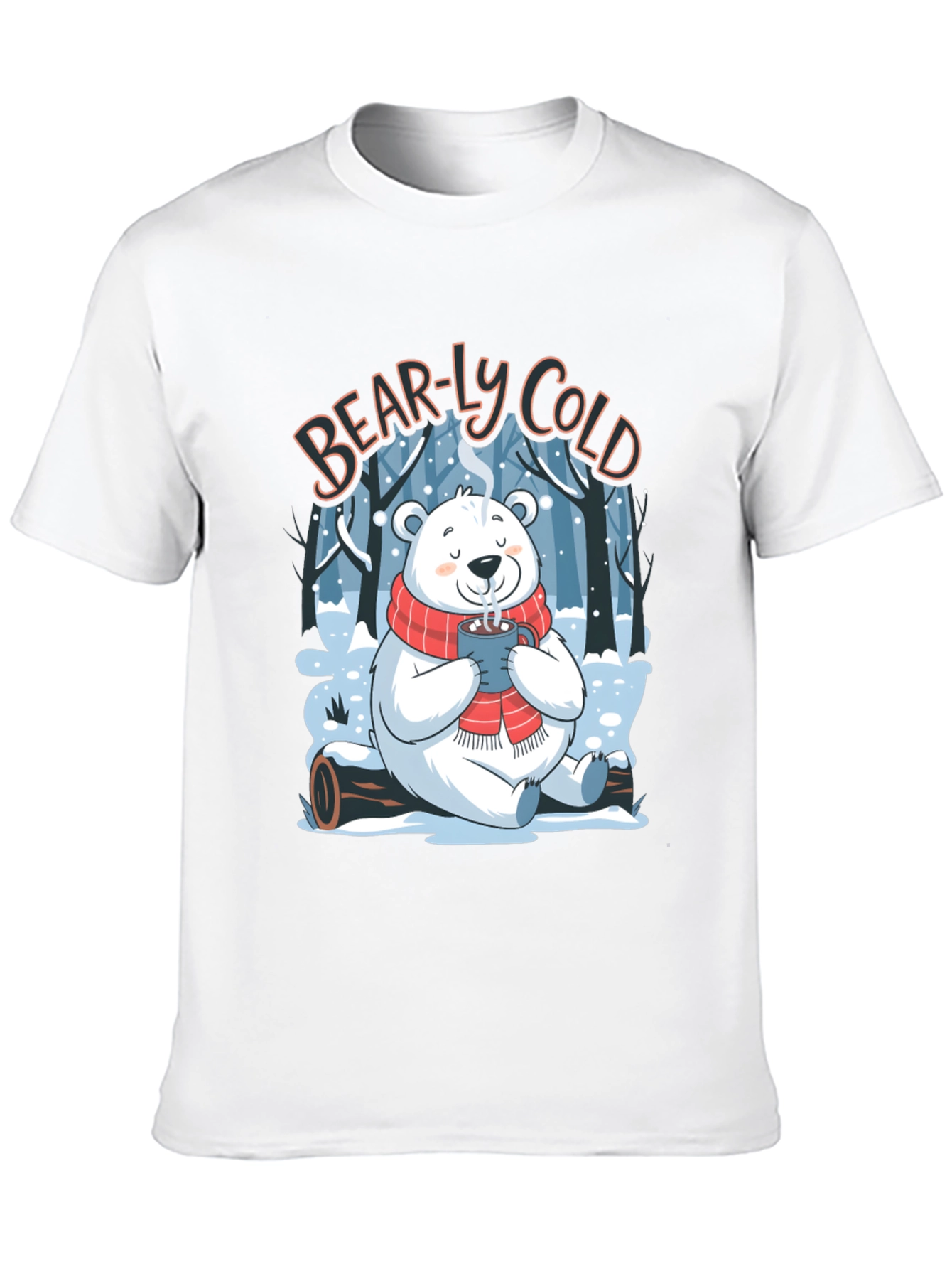 Bear-ly Cold Polar Bear Winter T-Shirt