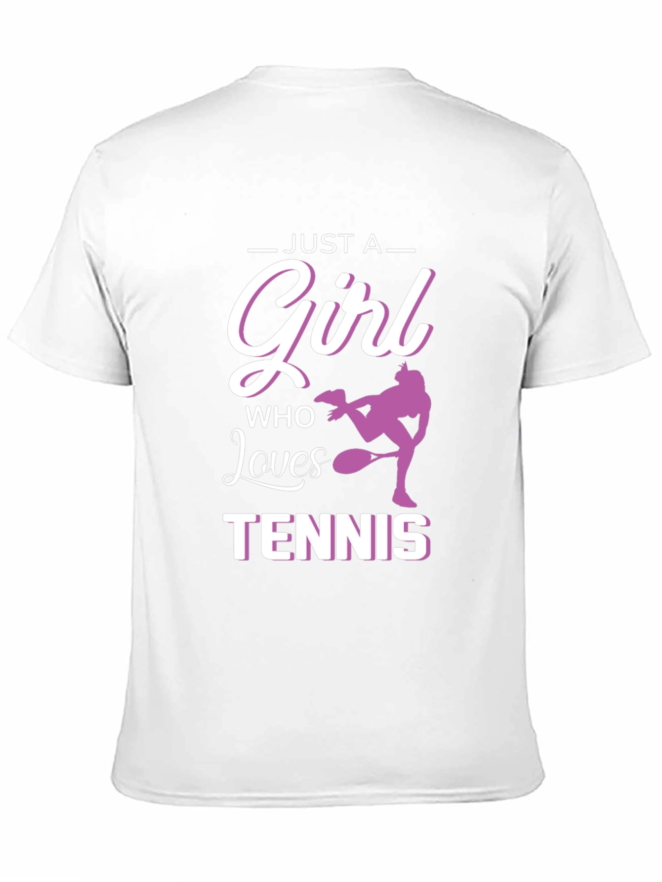 Just A Girl Who Loves Tennis Graphic Tee