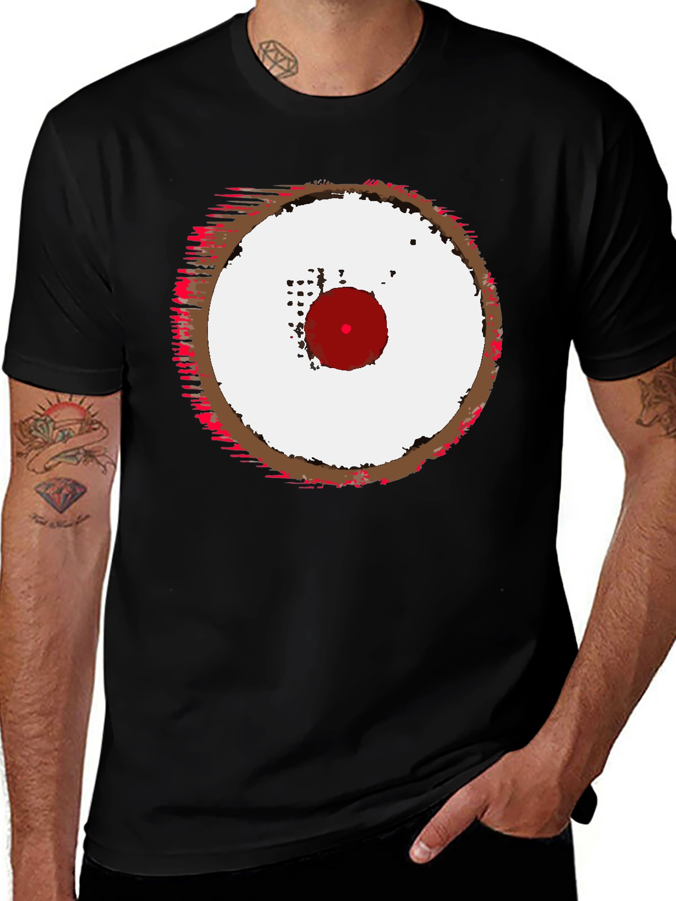 Target Graphic Tee - Modern Grunge Style