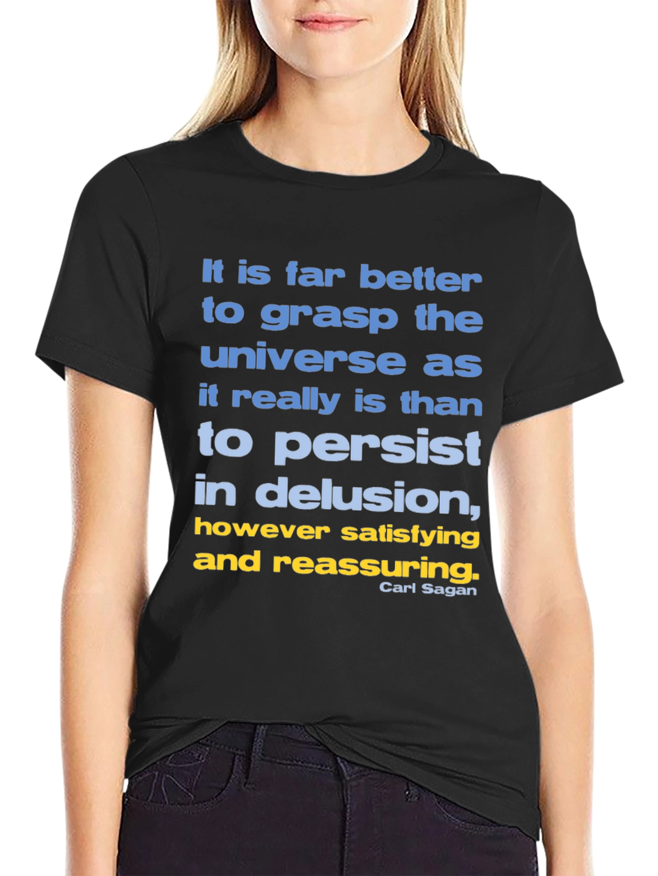 Carl Sagan Quote T-Shirt: Grasp the Universe