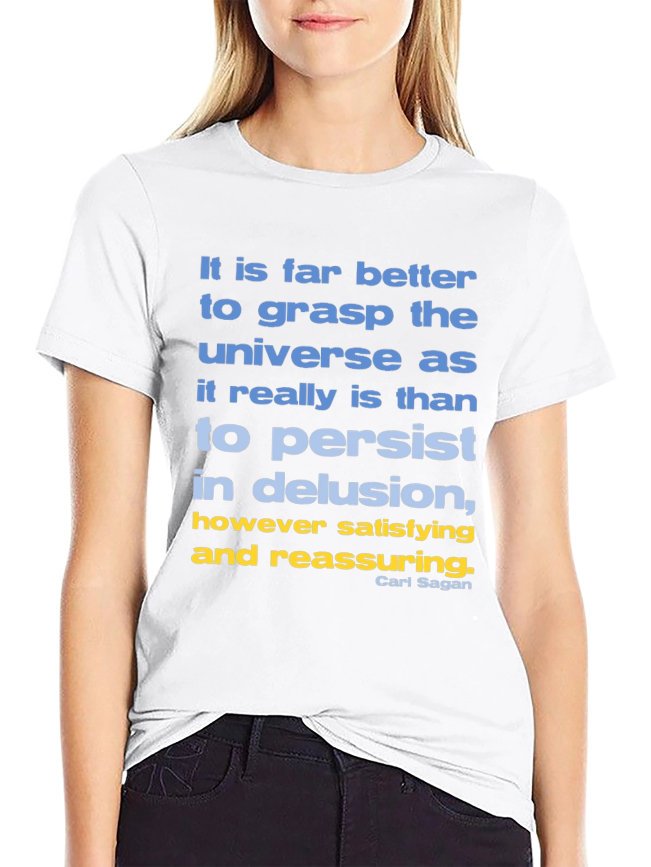 Carl Sagan Quote T-Shirt: Grasp the Universe