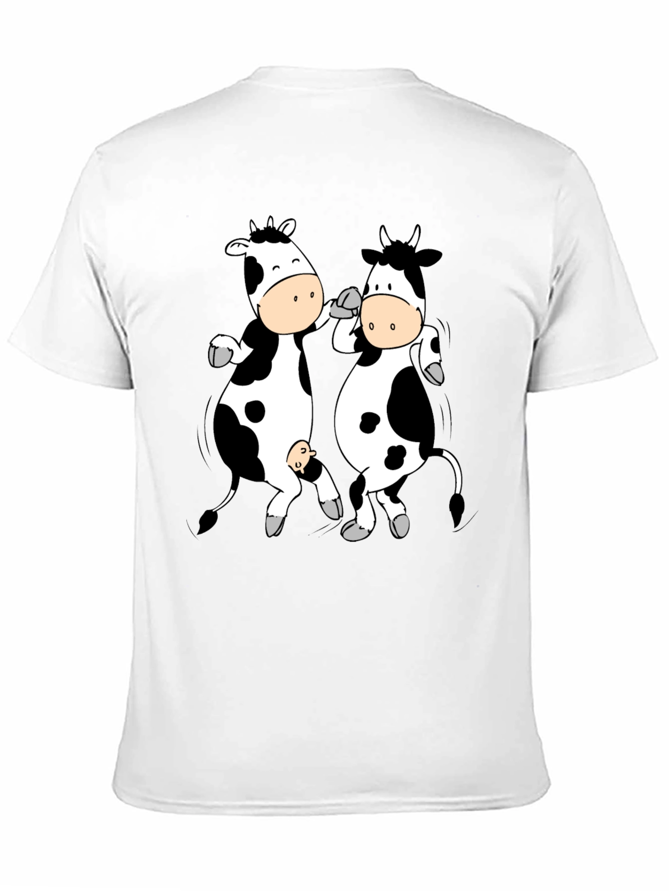 Funny Cow T-Shirt - Black Cotton Tee
