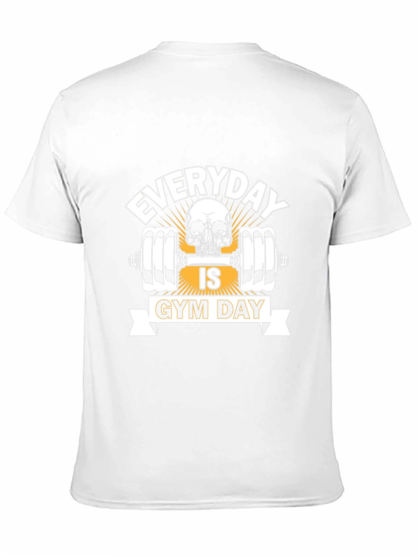 Everyday is Gym Day Skull Weightlifting T-Shirt