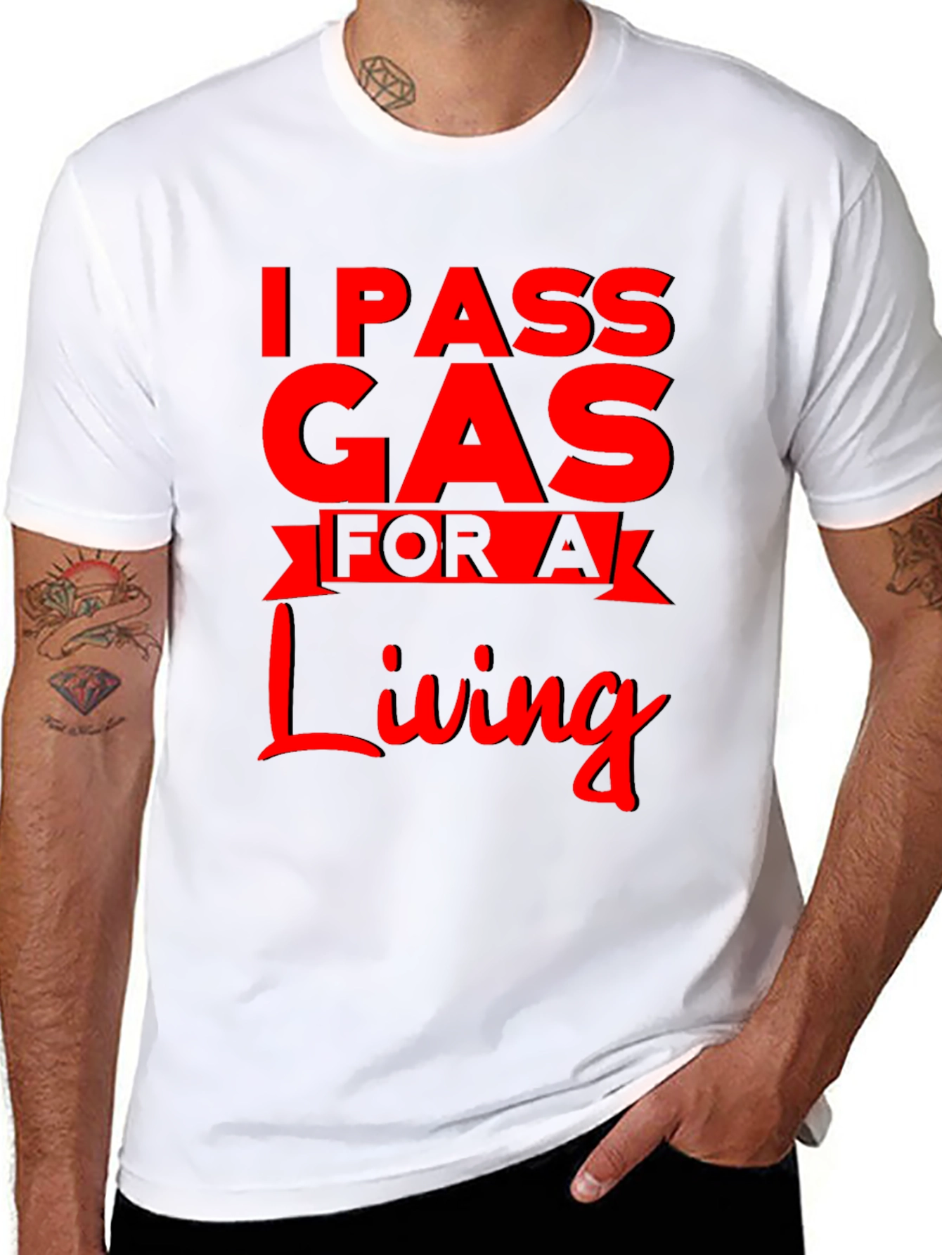 I Pass Gas For A Living Funny T-Shirt