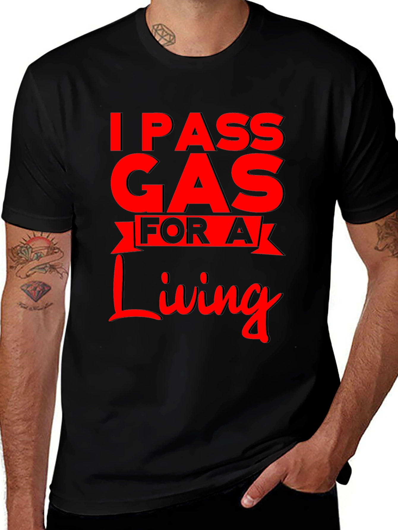 I Pass Gas For A Living Funny T-Shirt