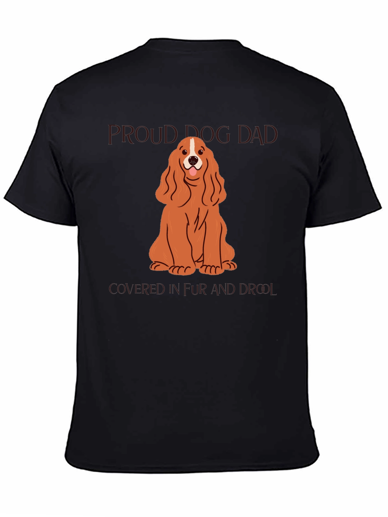 Proud Dog Dad T-Shirt - Cocker Spaniel Design