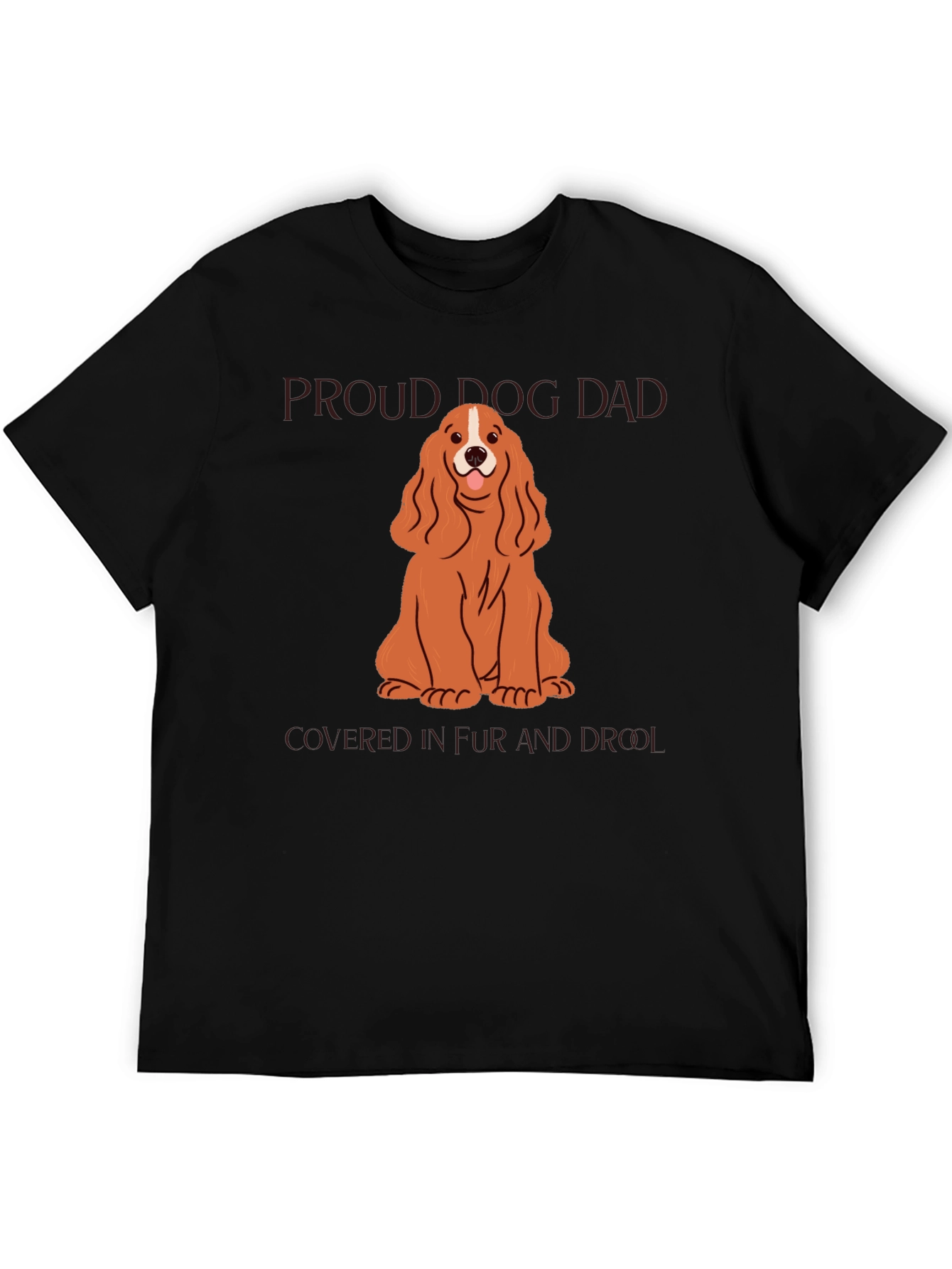 Proud Dog Dad T-Shirt - Cocker Spaniel Design