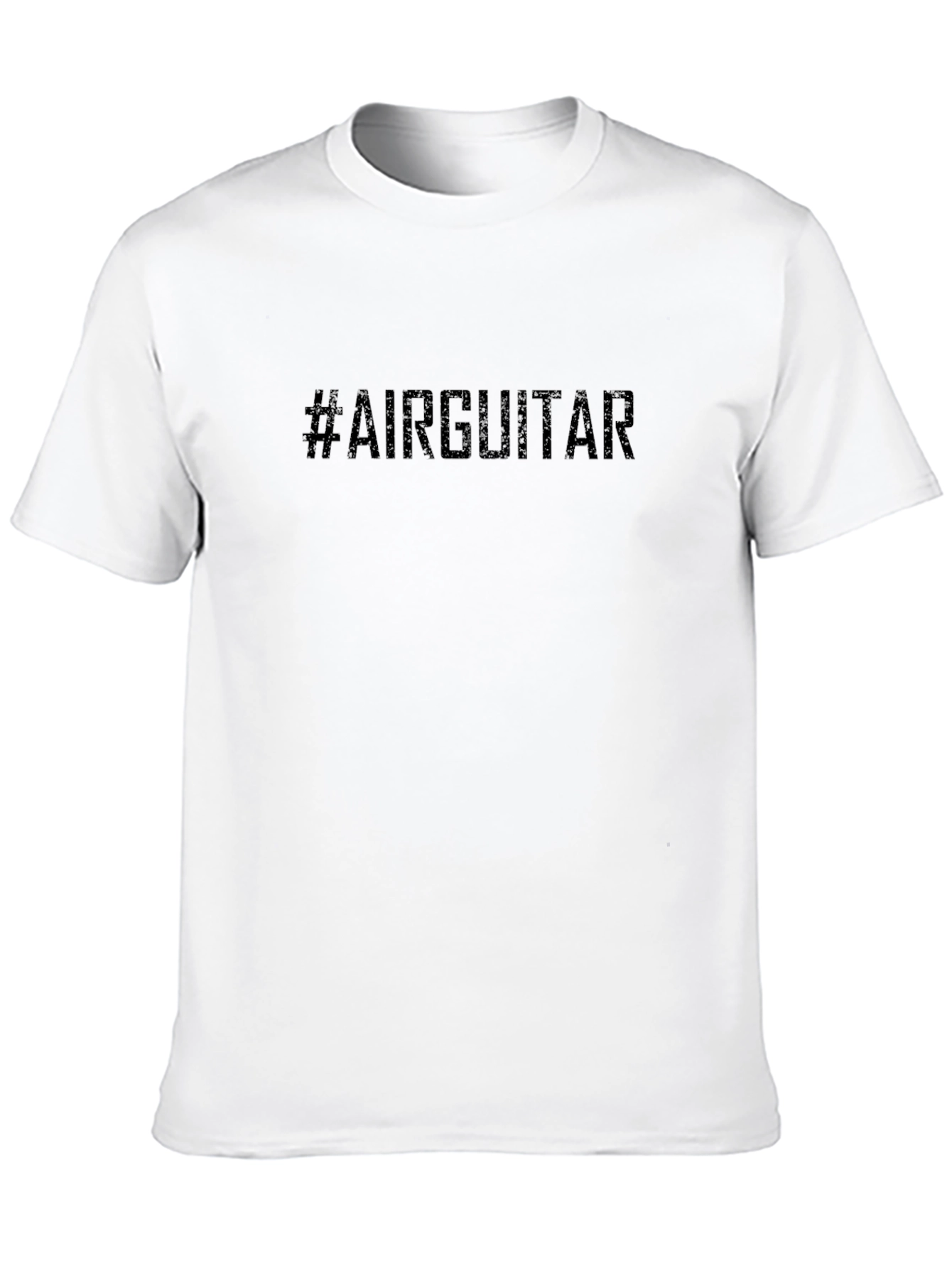 #AirGuitar Black Graphic Tee - Music Lovers T-Shirt