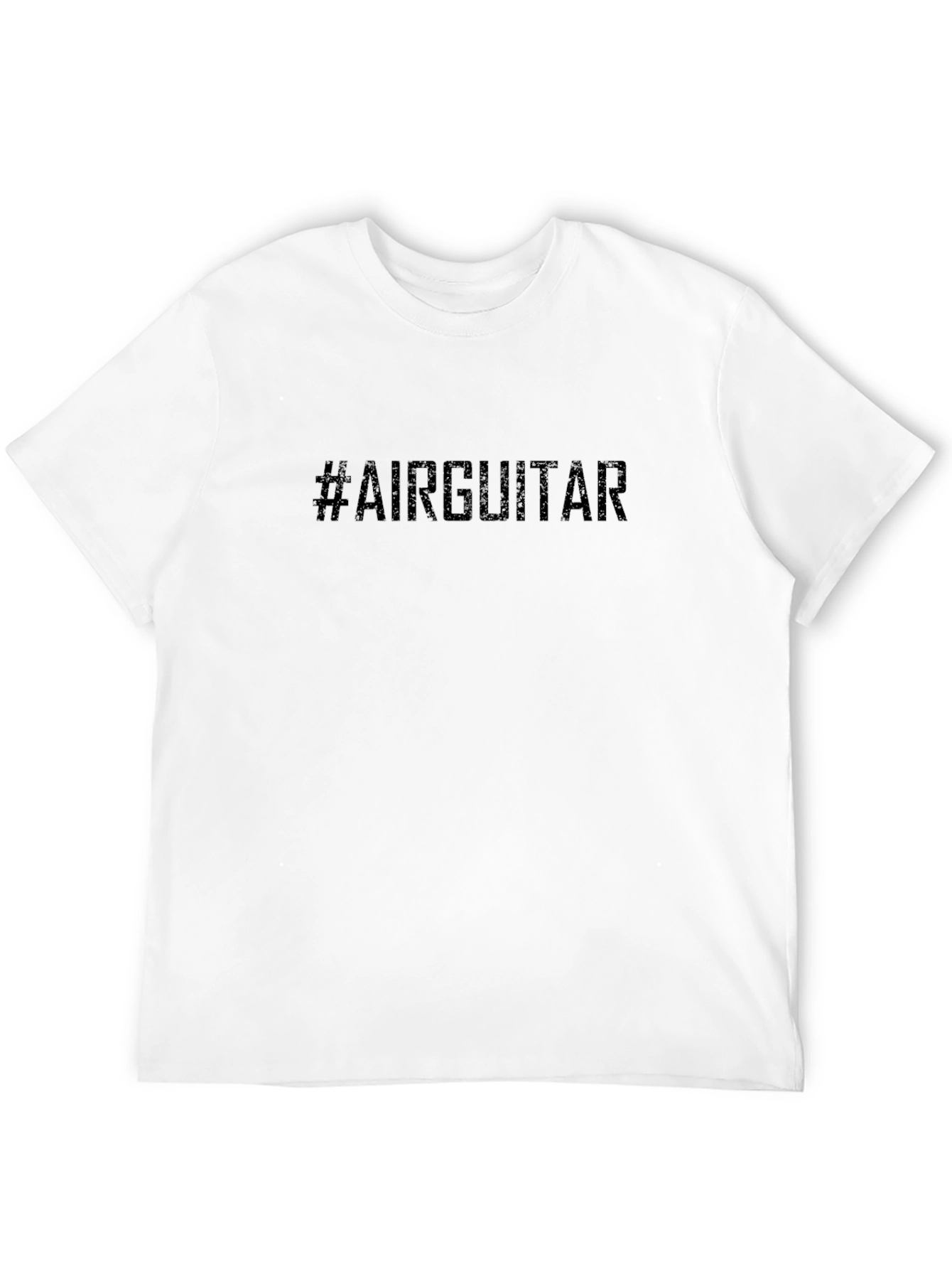 #AirGuitar Black Graphic Tee - Music Lovers T-Shirt