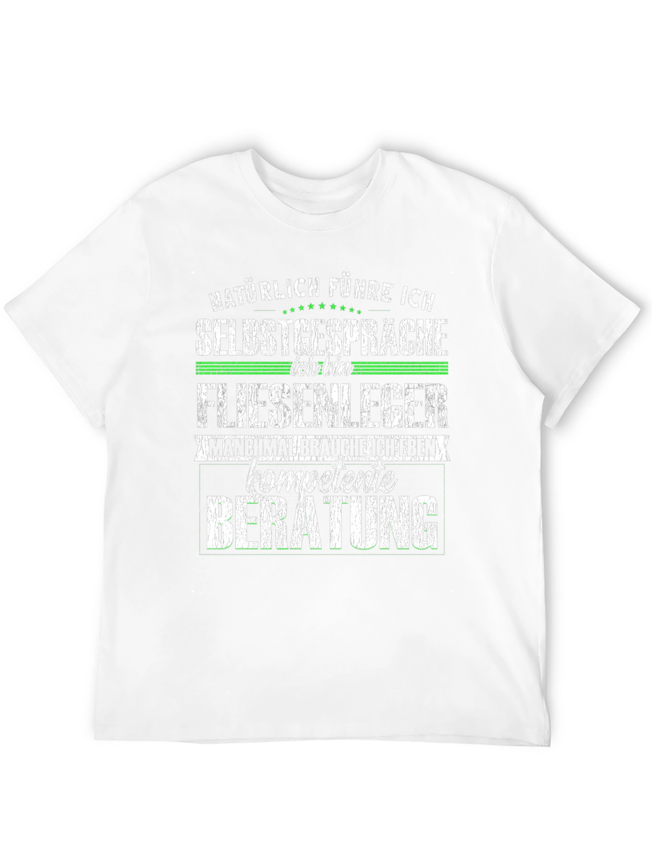Funny Tile Setter T-Shirt - Self Talk Expert
