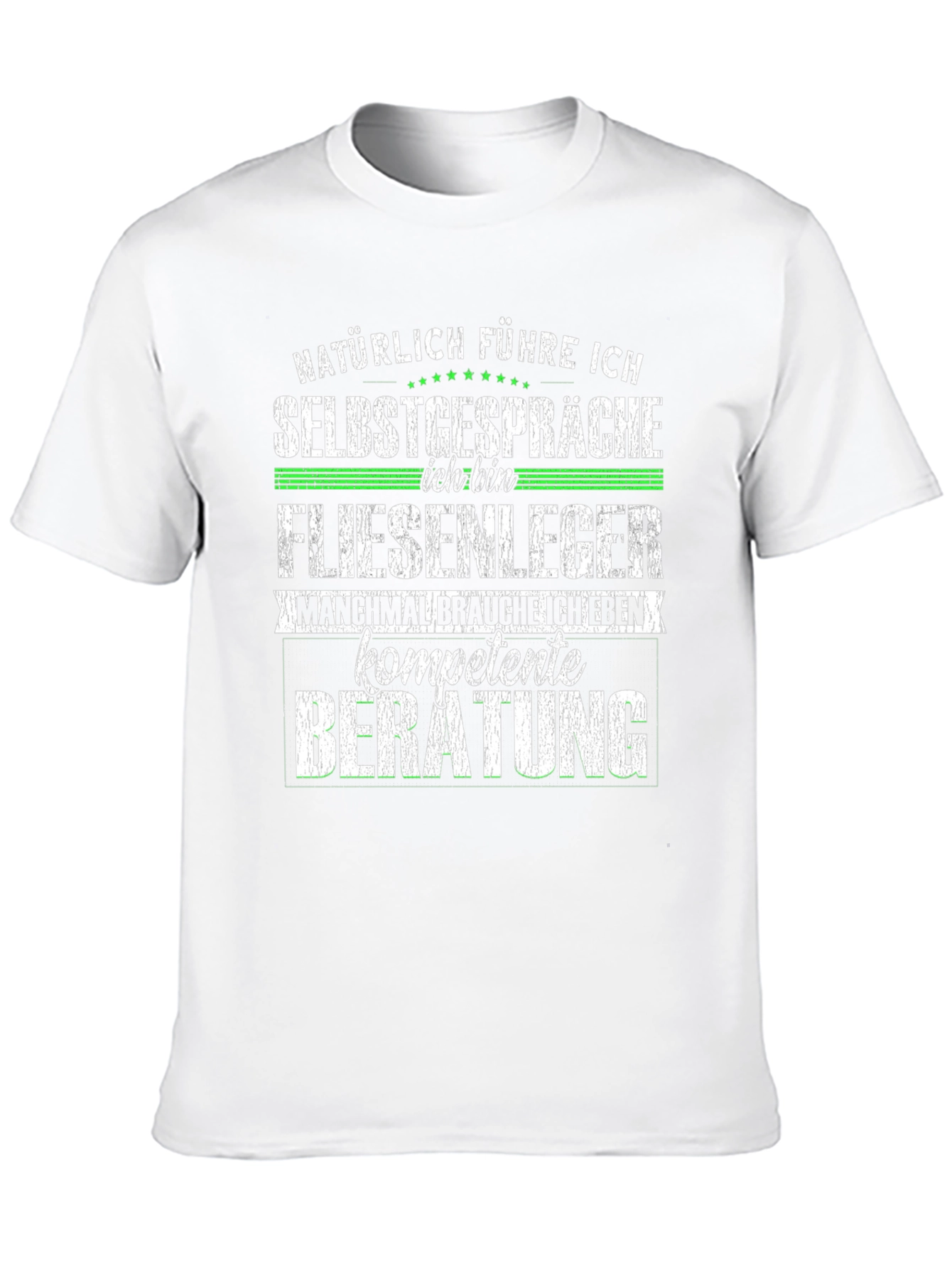 Funny Tile Setter T-Shirt - Self Talk Expert