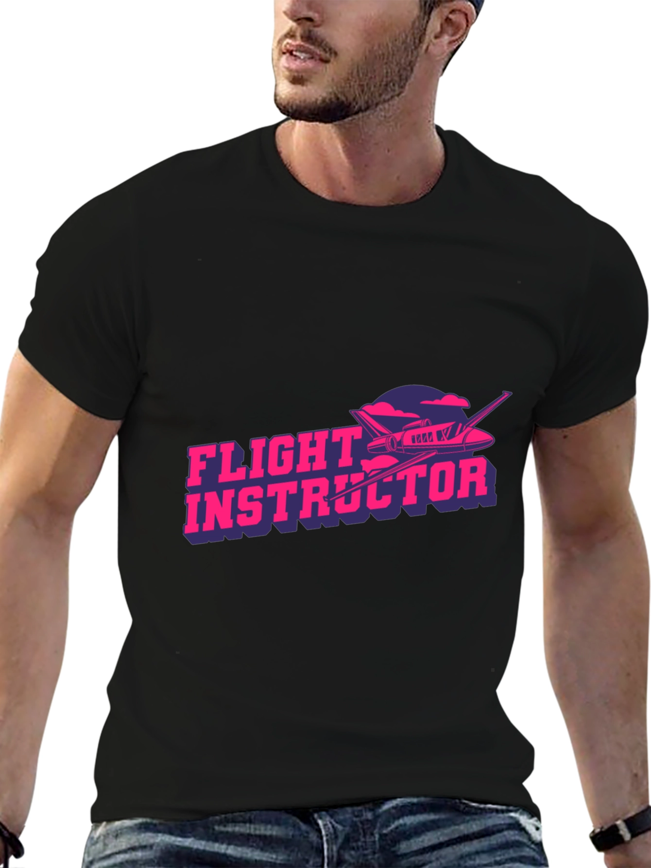 Flight Instructor Graphic T-Shirt - Pilot Aviation Tee