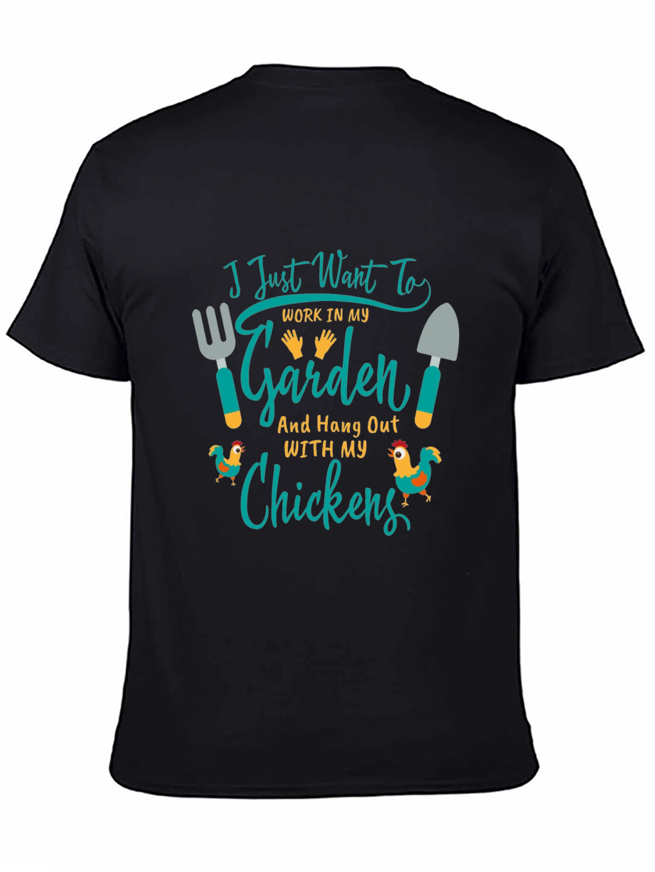 Gardening & Chickens Graphic Tee