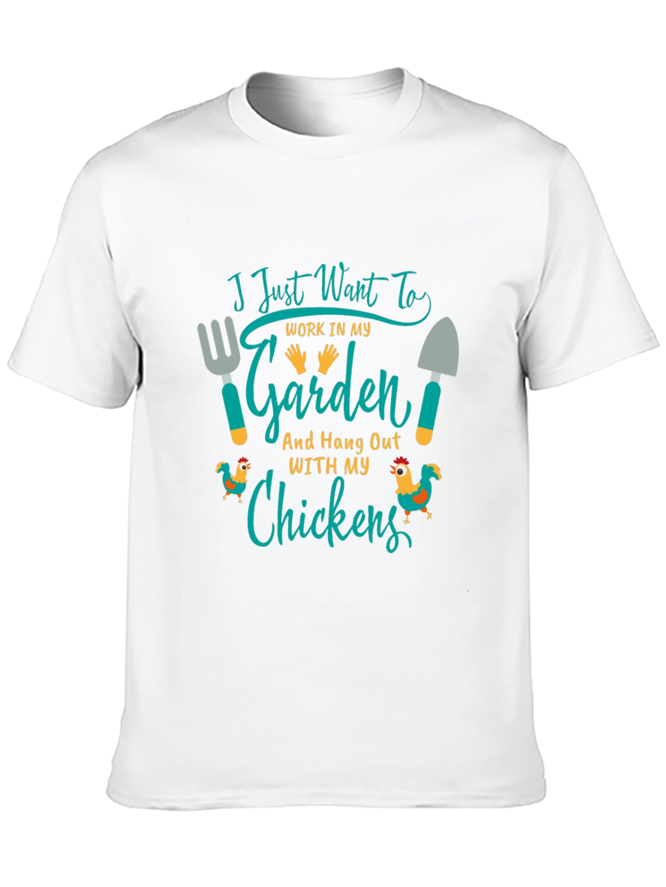 Gardening & Chickens Graphic Tee