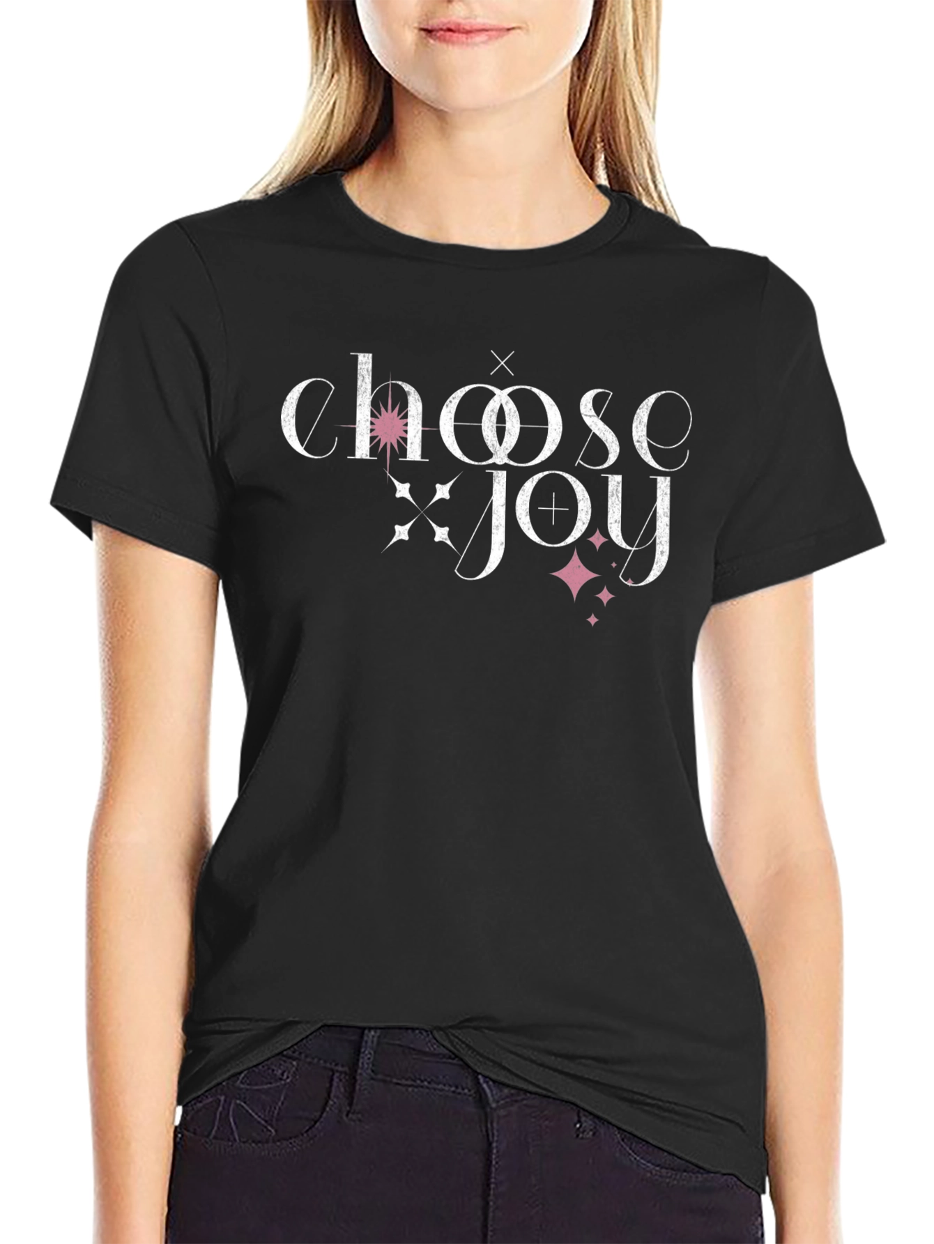 Choose Joy Graphic T-Shirt - Unisex Black Tee