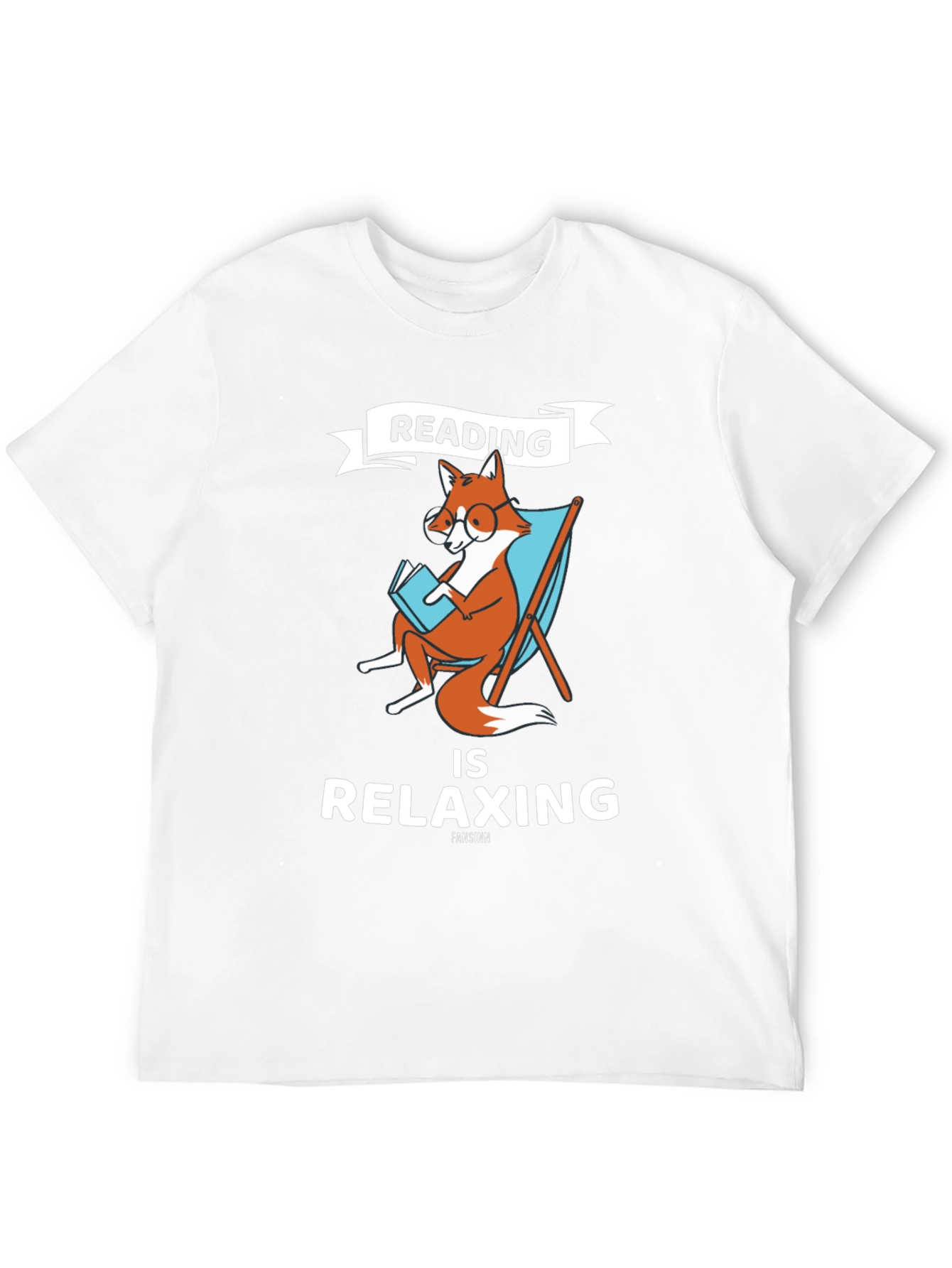 Reading Fox Graphic T-Shirt