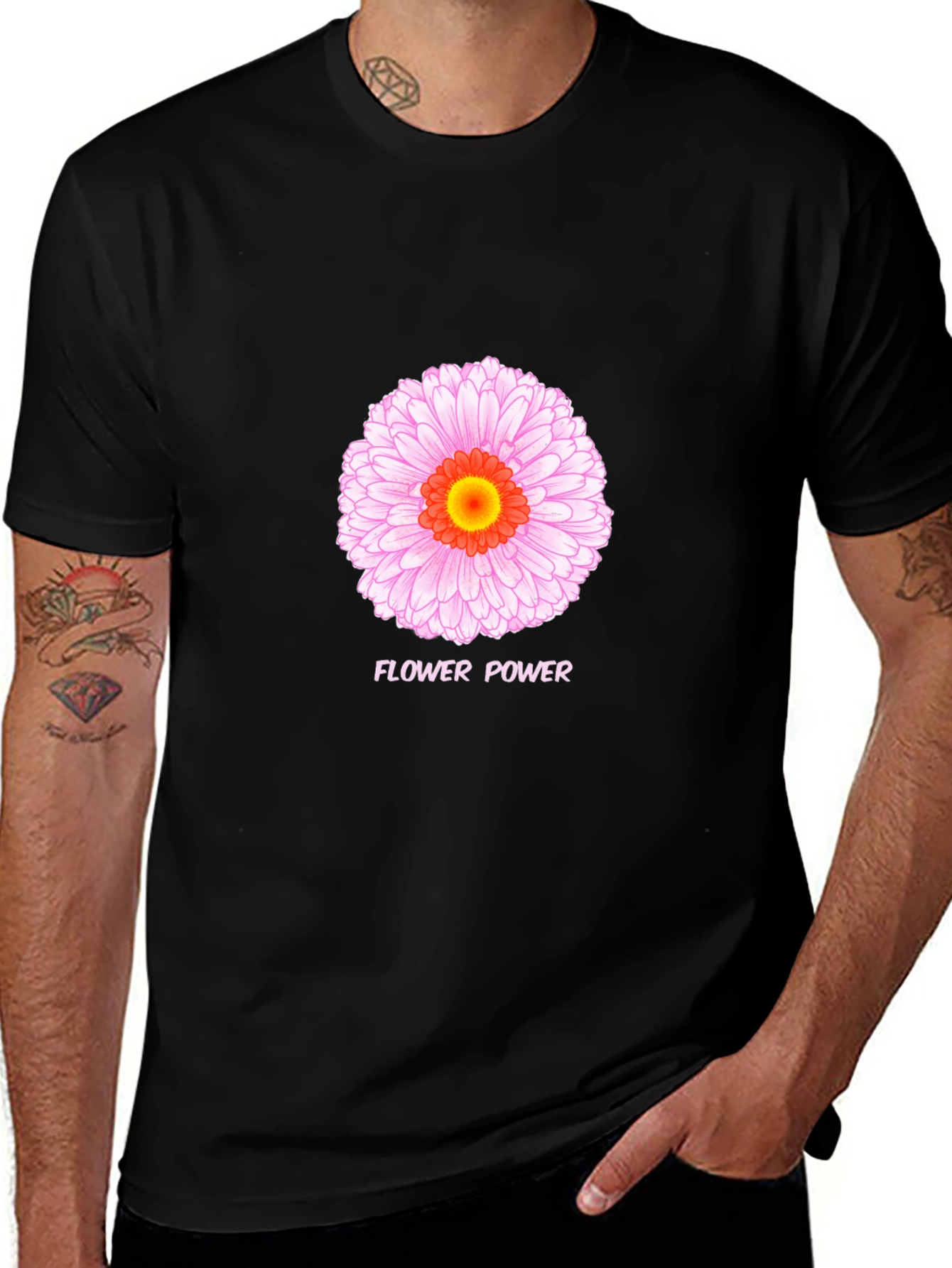 Flower Power Graphic T-Shirt