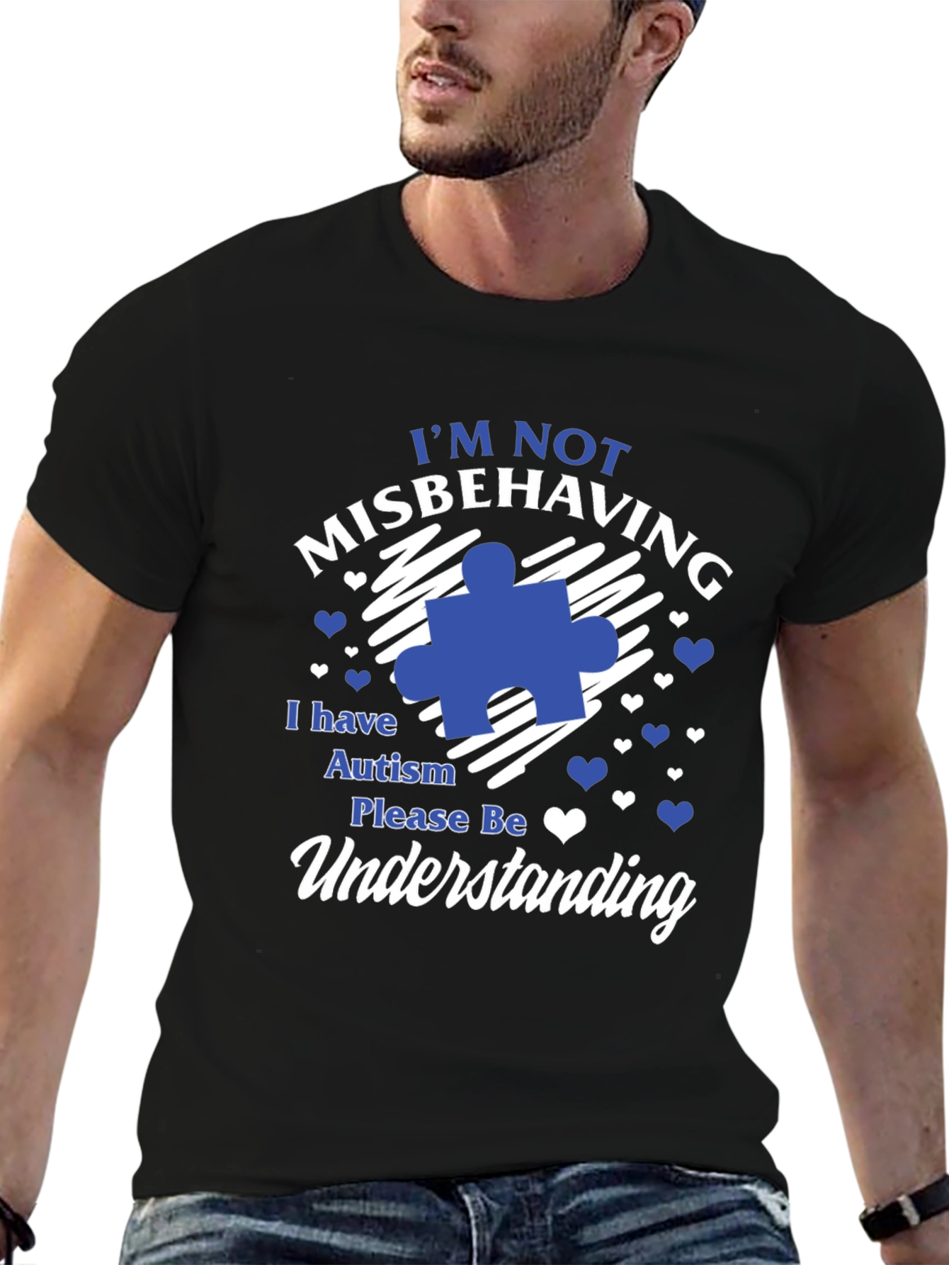 Autism Awareness T-Shirt Misbehaving Understanding