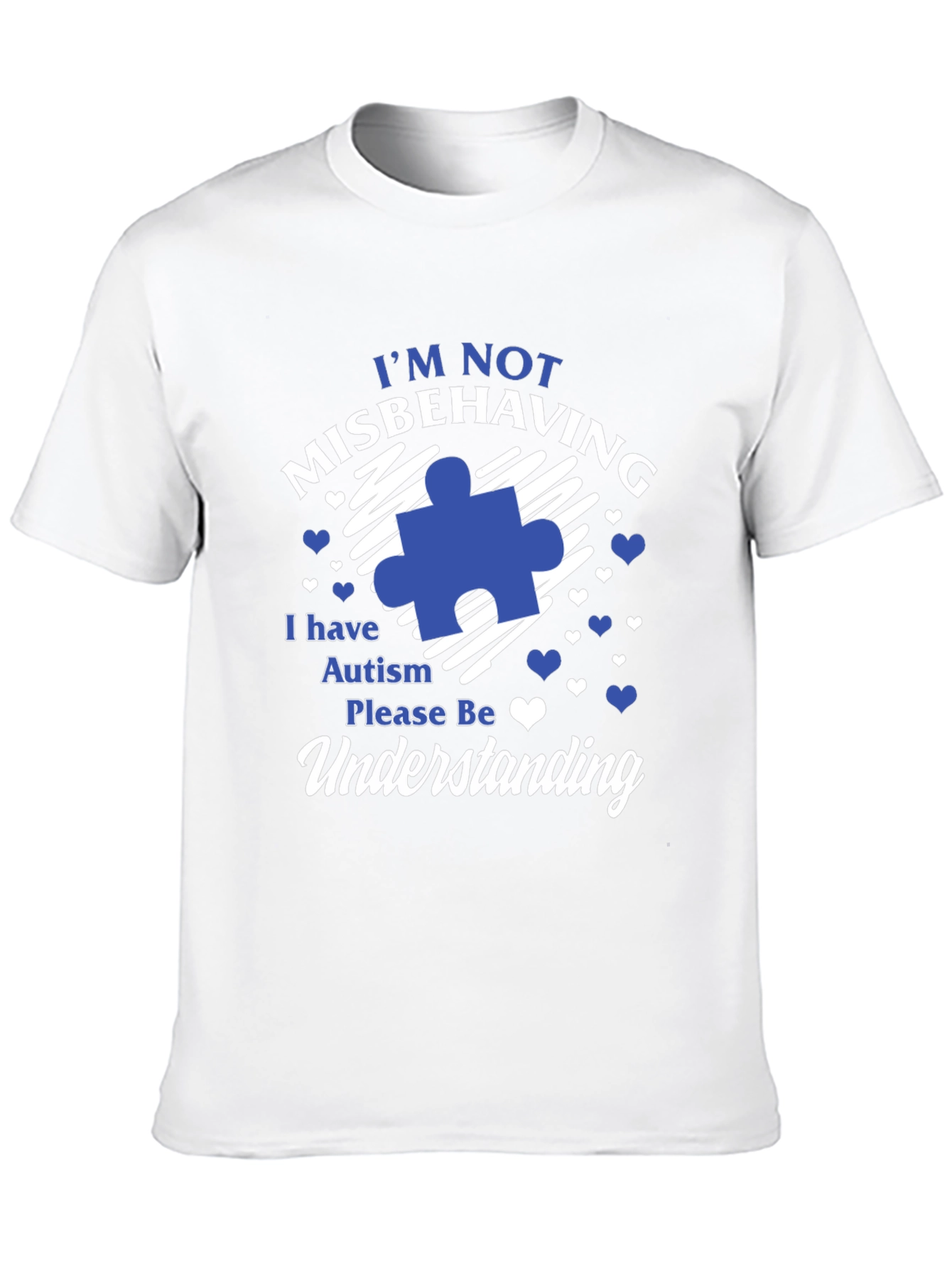 Autism Awareness T-Shirt Misbehaving Understanding