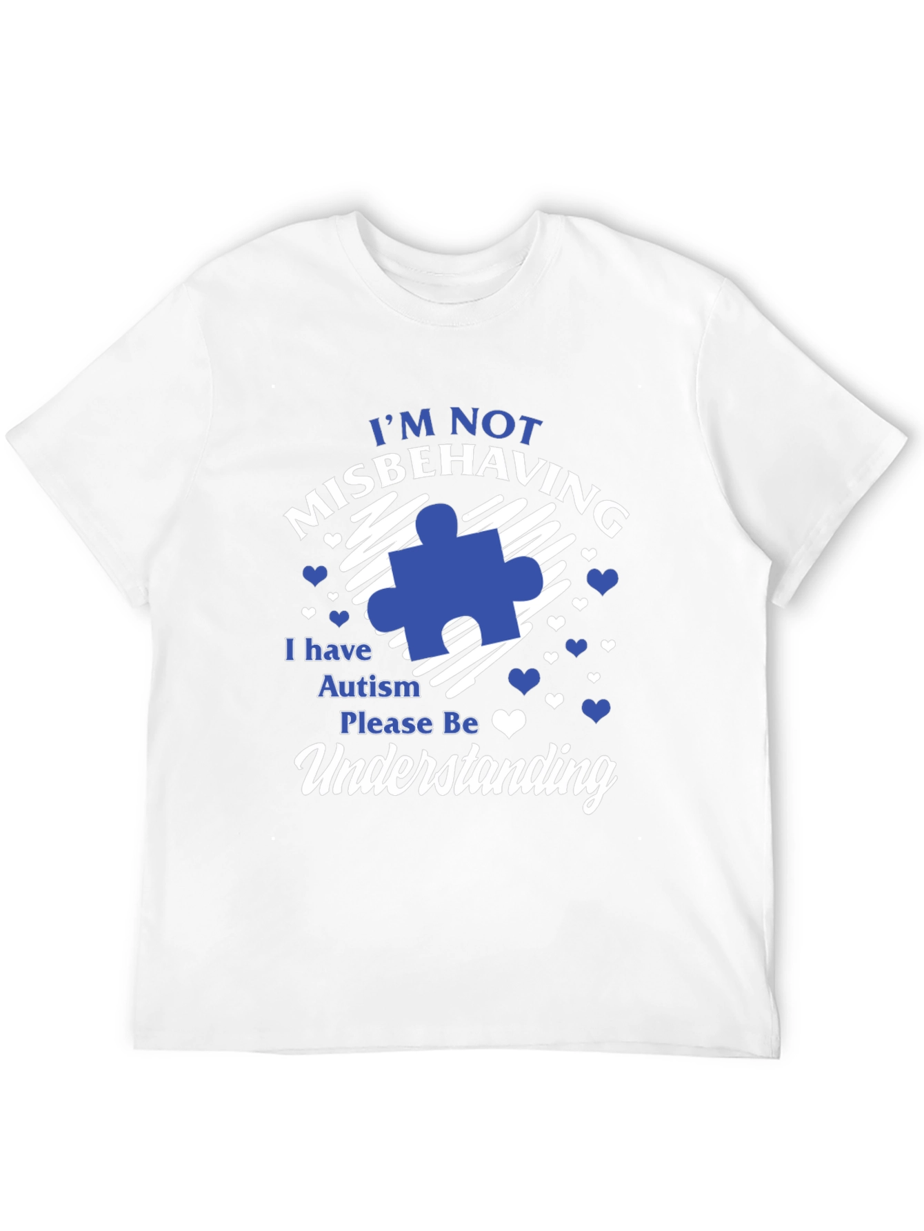 Autism Awareness T-Shirt Misbehaving Understanding