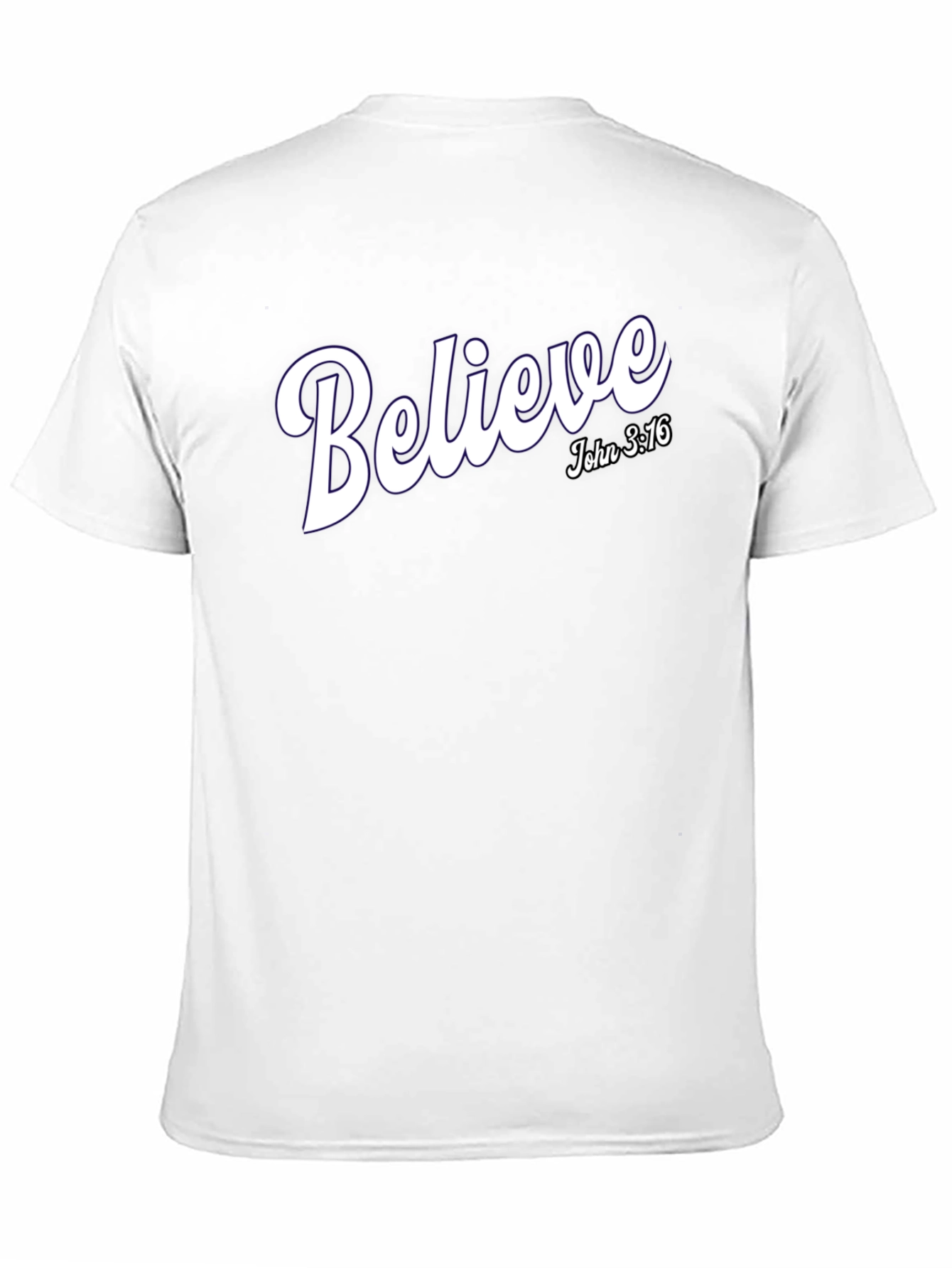 Believe John 3:16 Graphic Tee - Christian T-Shirt