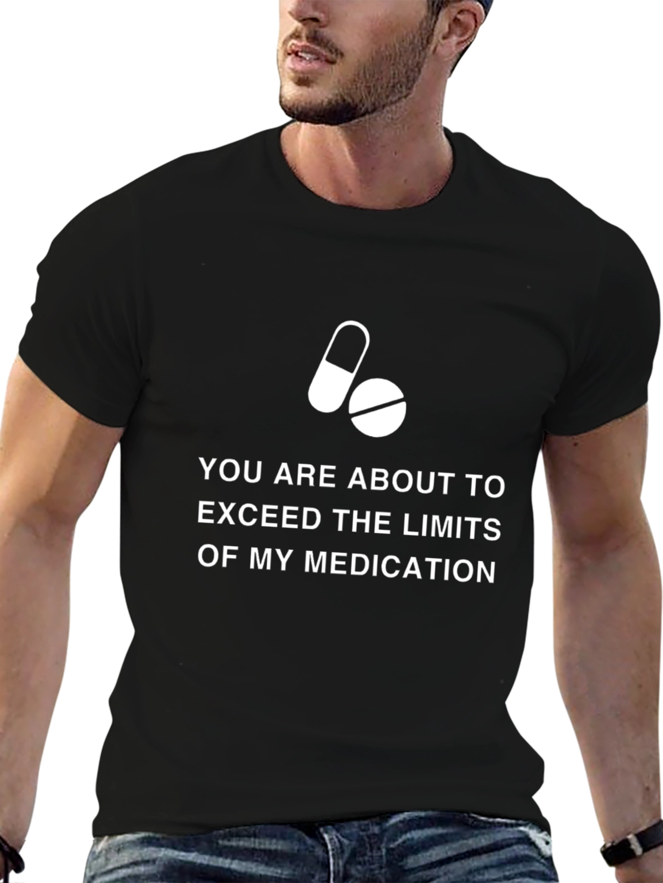 Medication Limits Graphic Tee - Black