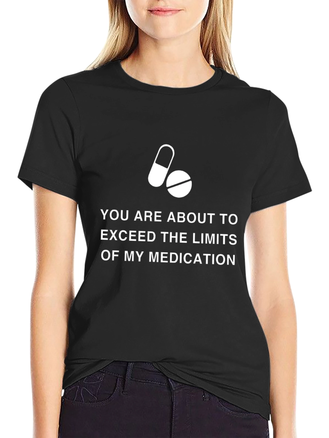 Medication Limits Graphic Tee - Black