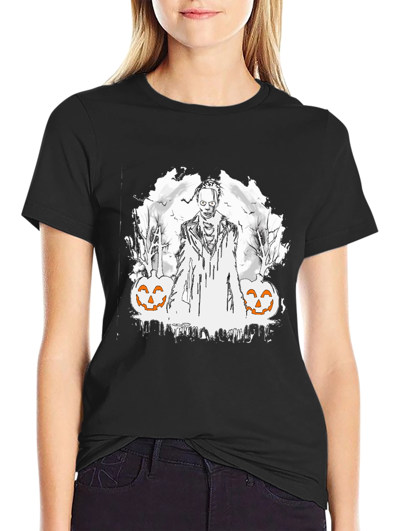 Halloween Horror Graphic Tee