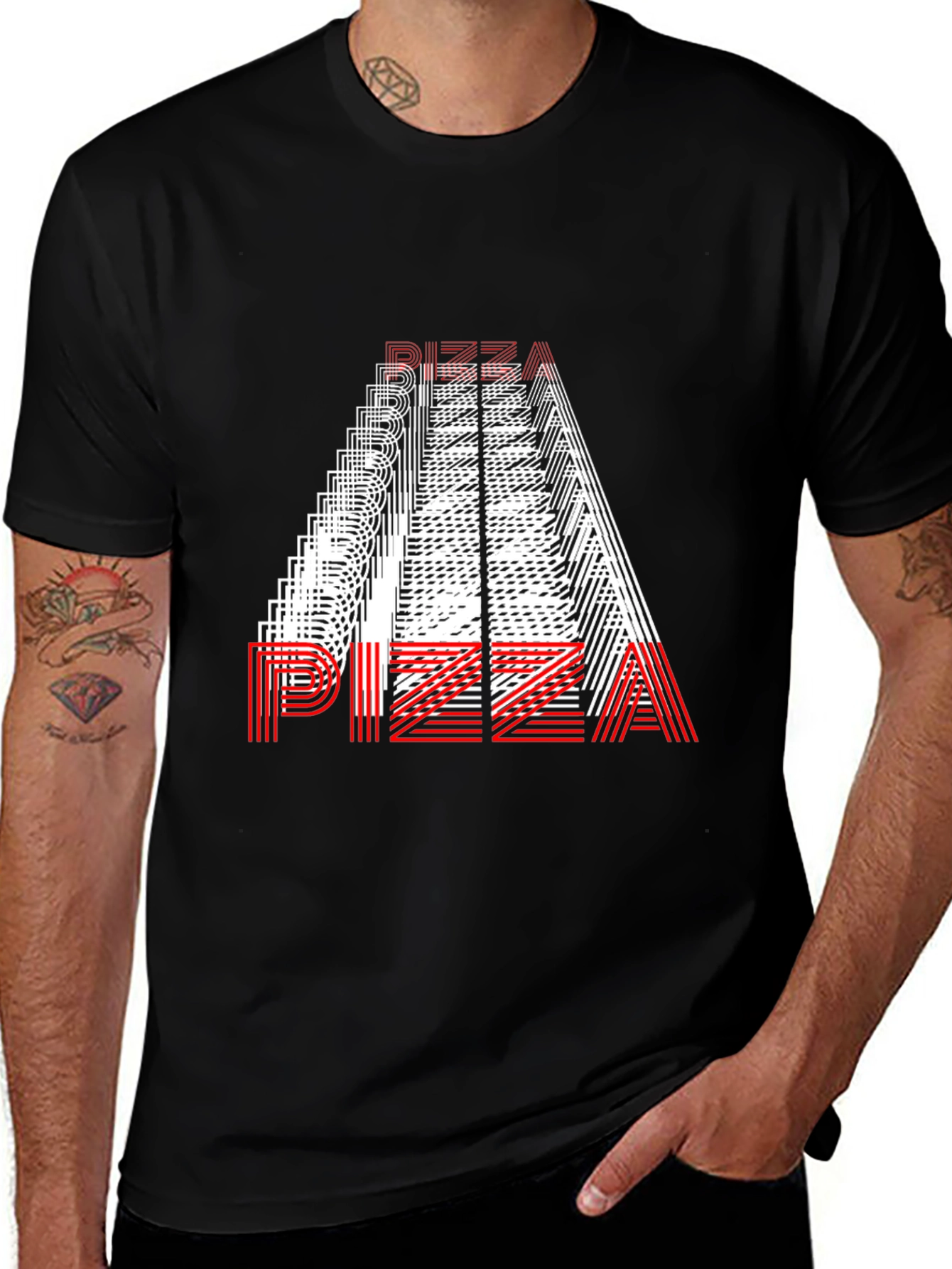 Pizza Graphic T-Shirt - Fun Foodie Apparel