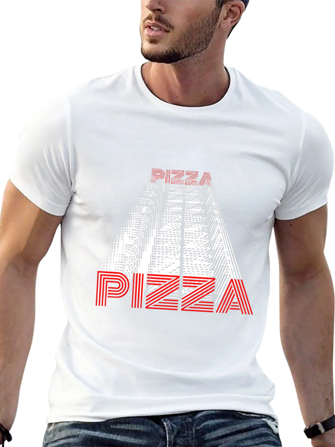 Pizza Graphic T-Shirt - Fun Foodie Apparel