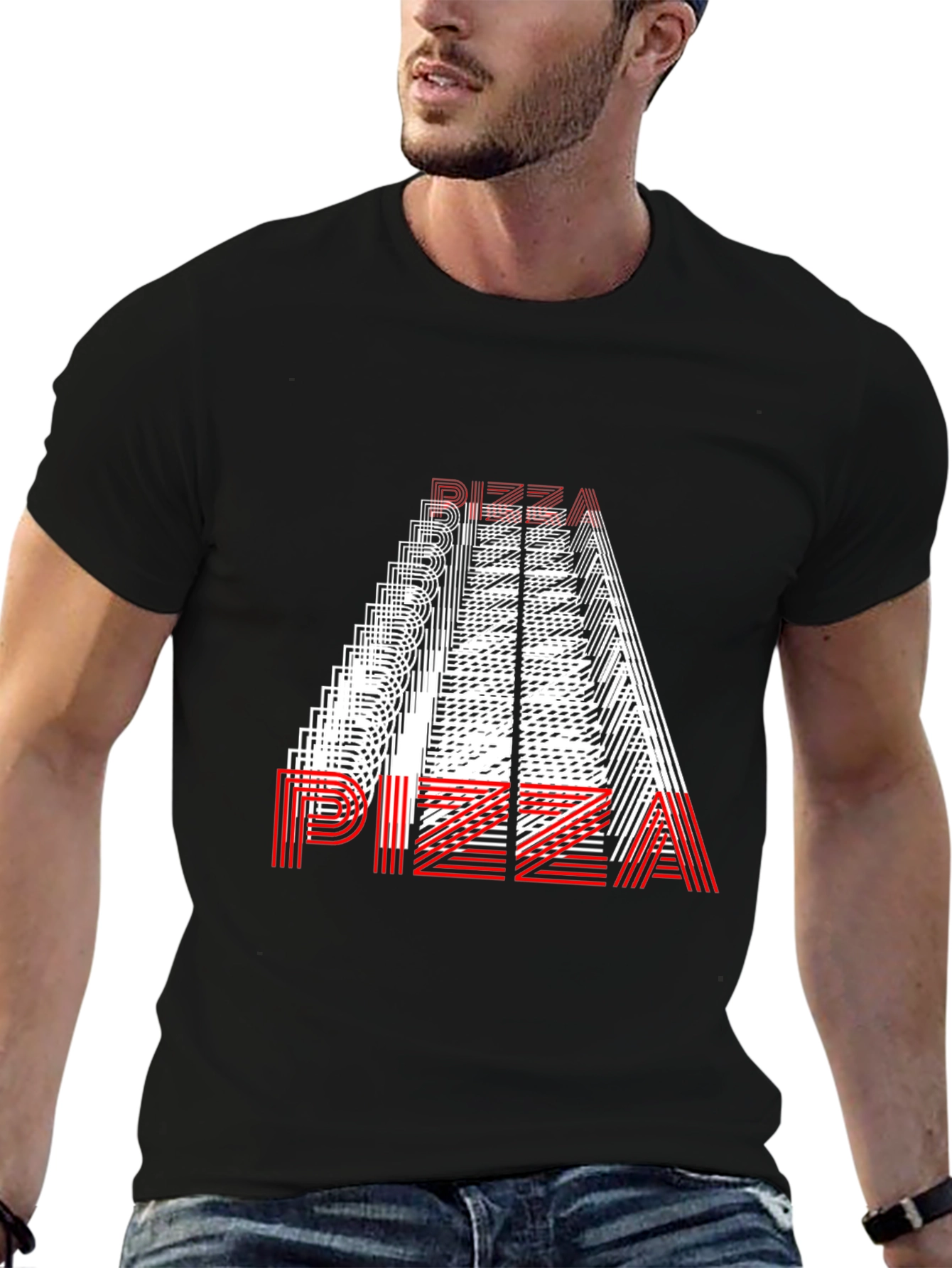 Pizza Graphic T-Shirt - Fun Foodie Apparel
