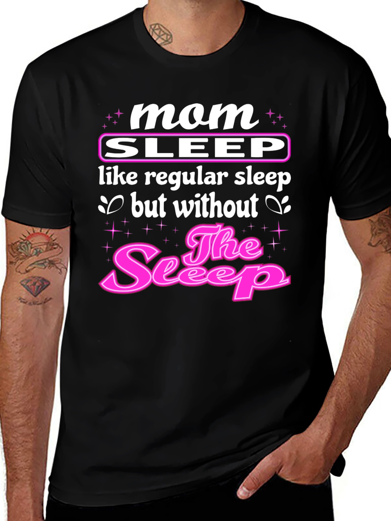 Mom Sleep T-Shirt - Funny Motherhood Tee