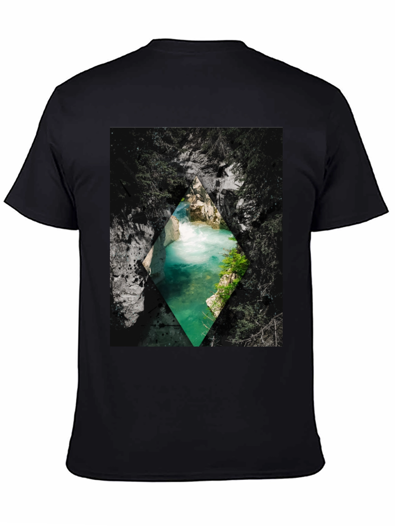 Natures Window Tee: Diamond River View