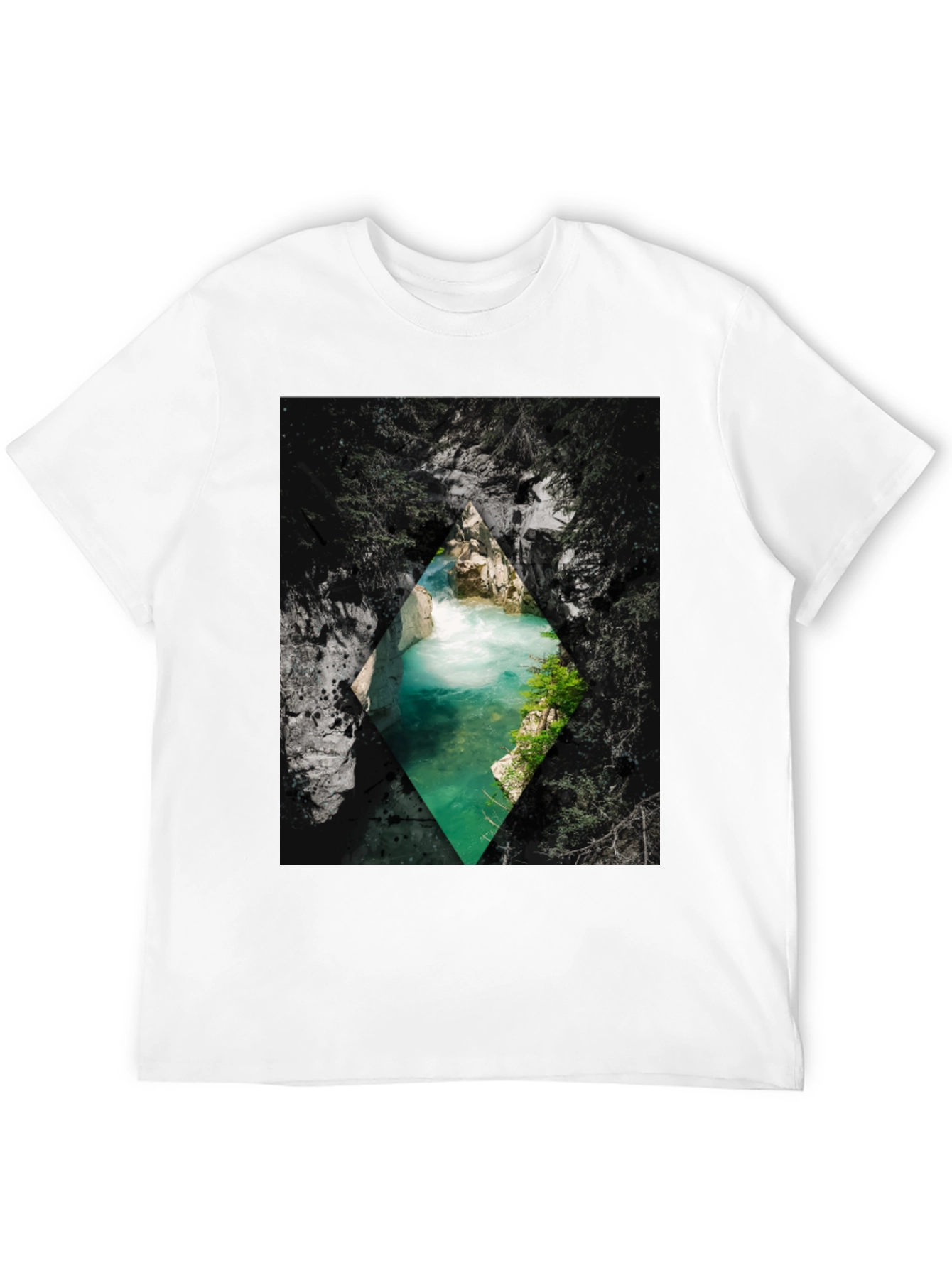 Natures Window Tee: Diamond River View