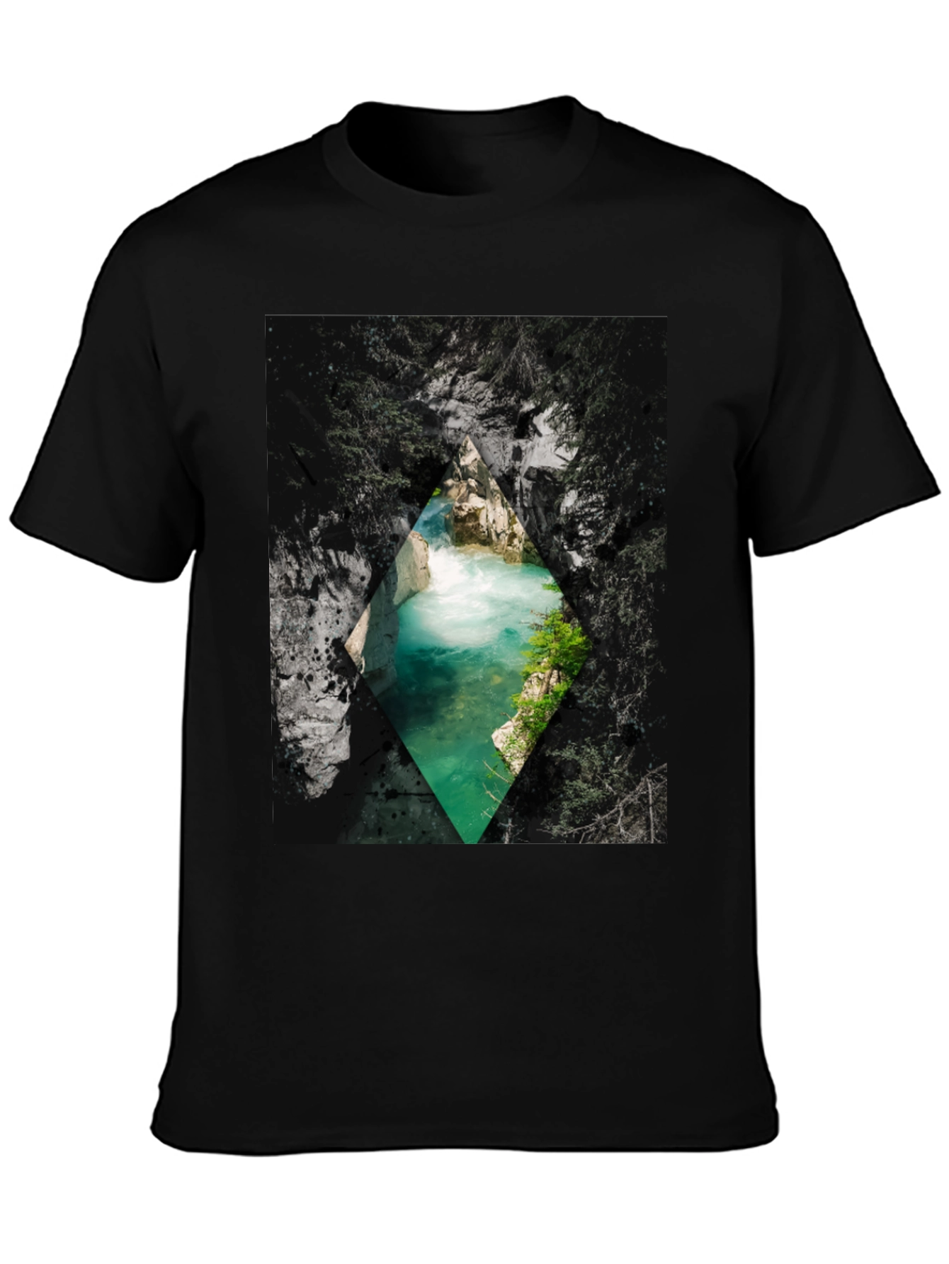 Natures Window Tee: Diamond River View